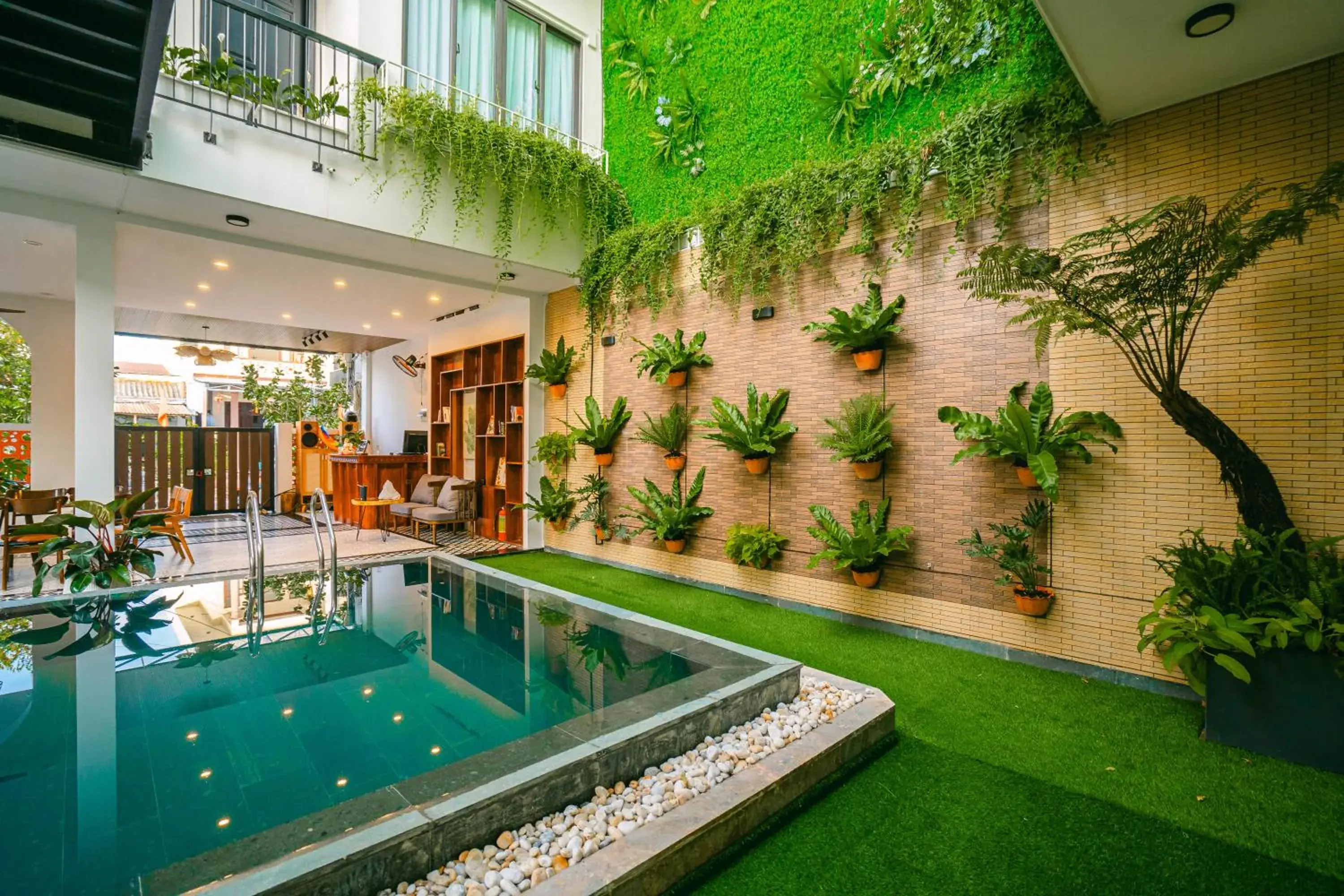 Swimming pool in Beach Palm Villa Hoi An Swimming pool in Beach Palm Villa Hoi An