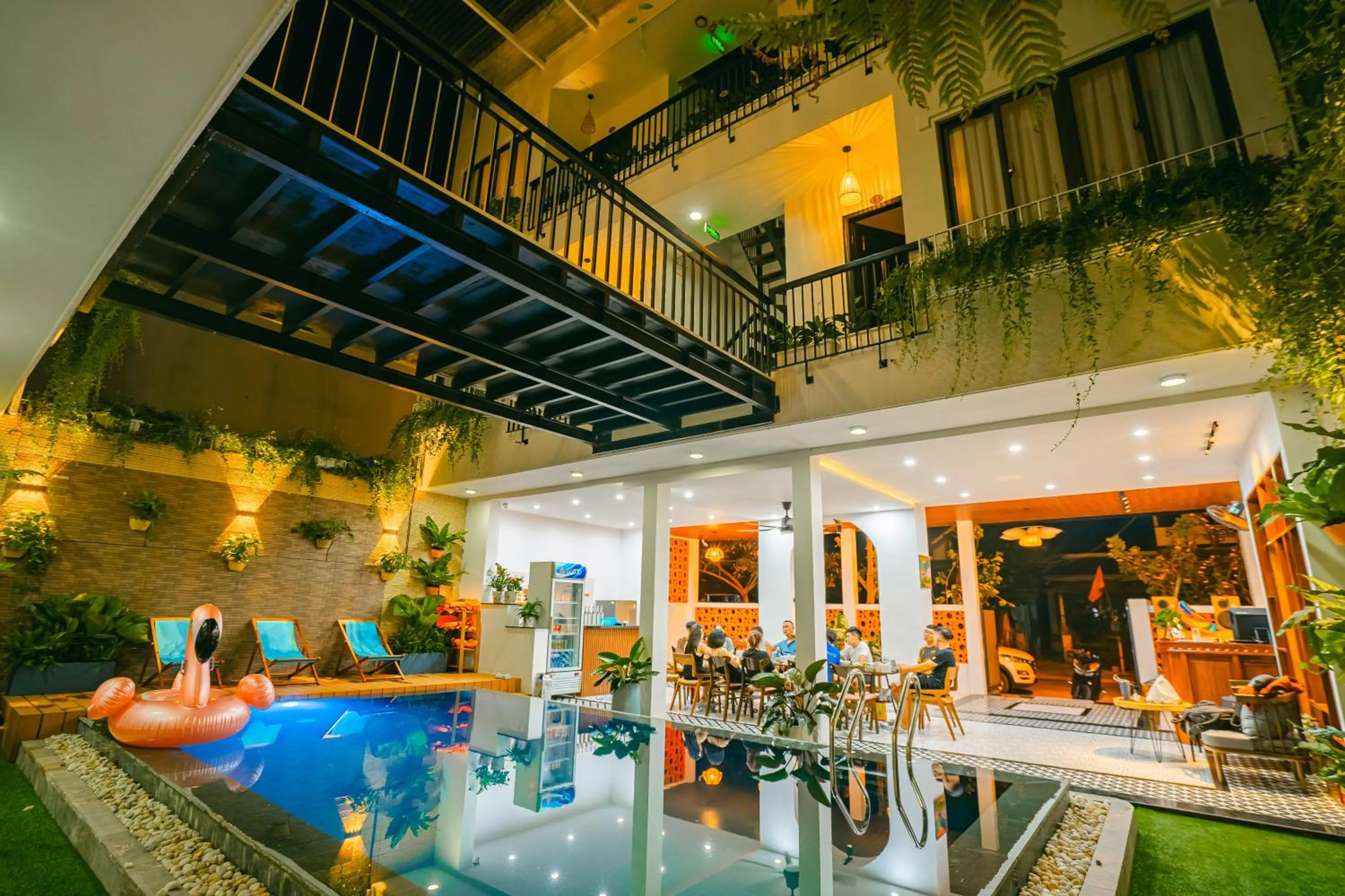 Swimming pool in Beach Palm Villa Hoi An