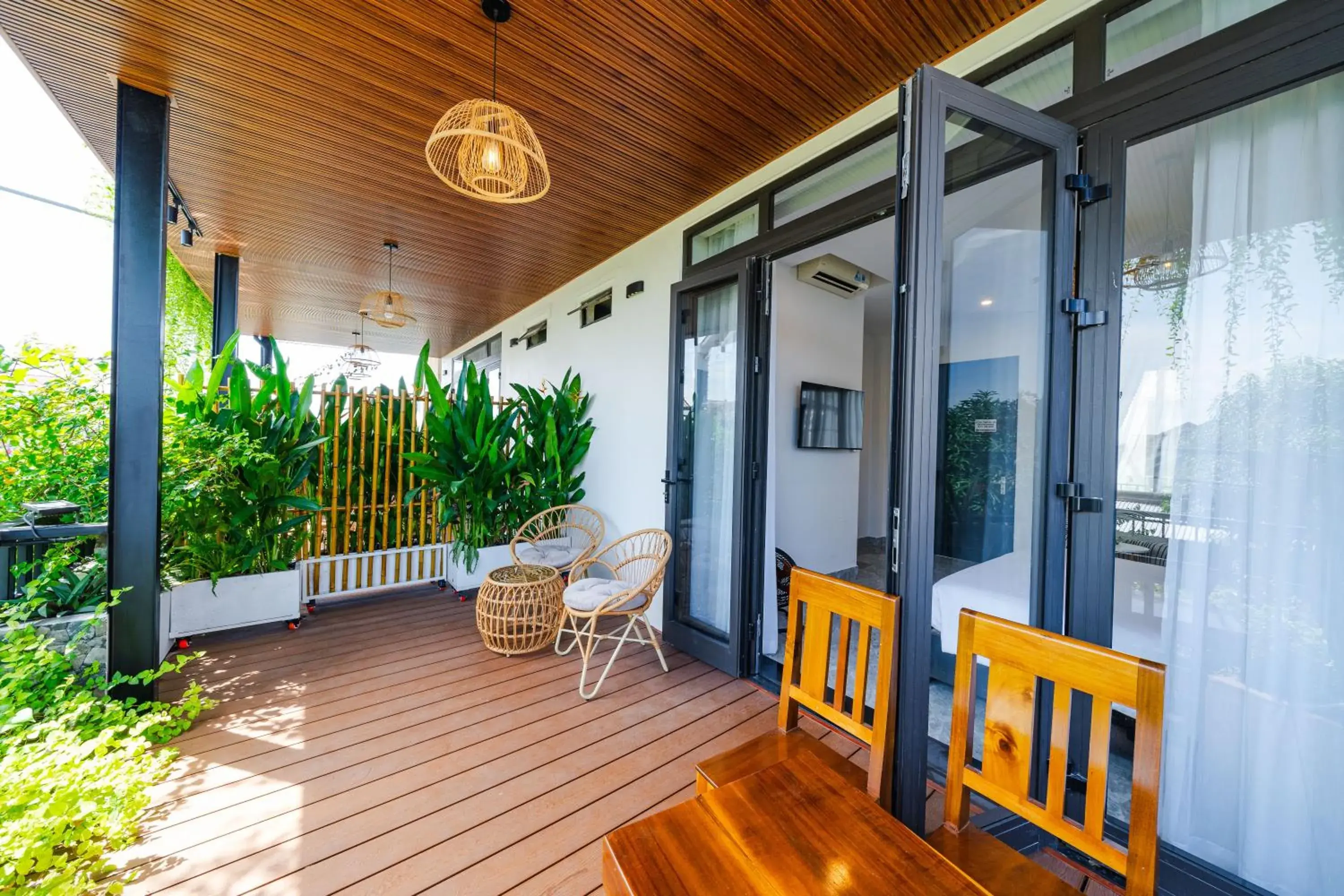 Deluxe Double Room with Balcony - single occupancy in Beach Palm Villa Hoi An Deluxe Double Room with Balcony - single occupancy in Beach Palm Villa Hoi An