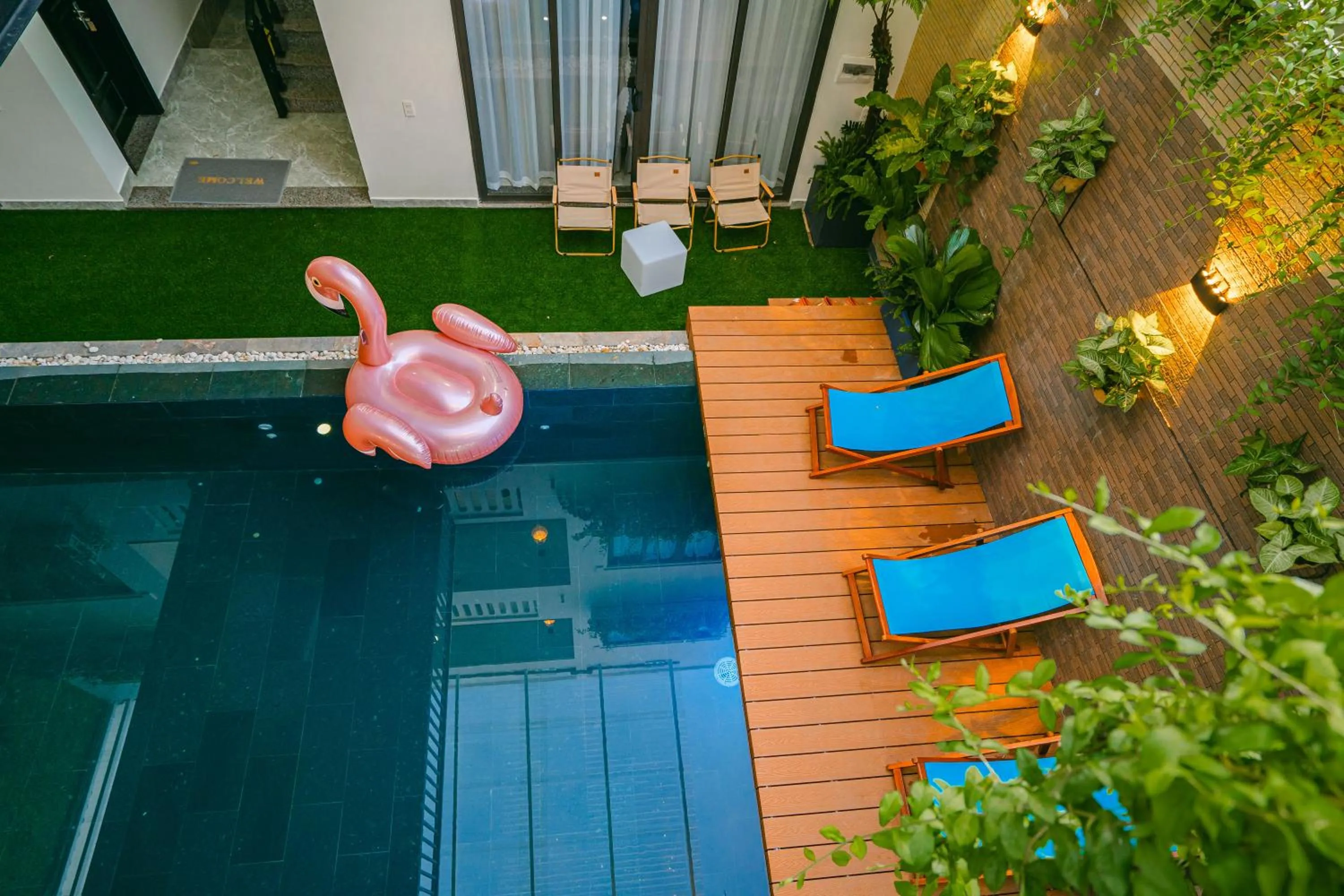 Swimming pool in Beach Palm Villa Hoi An