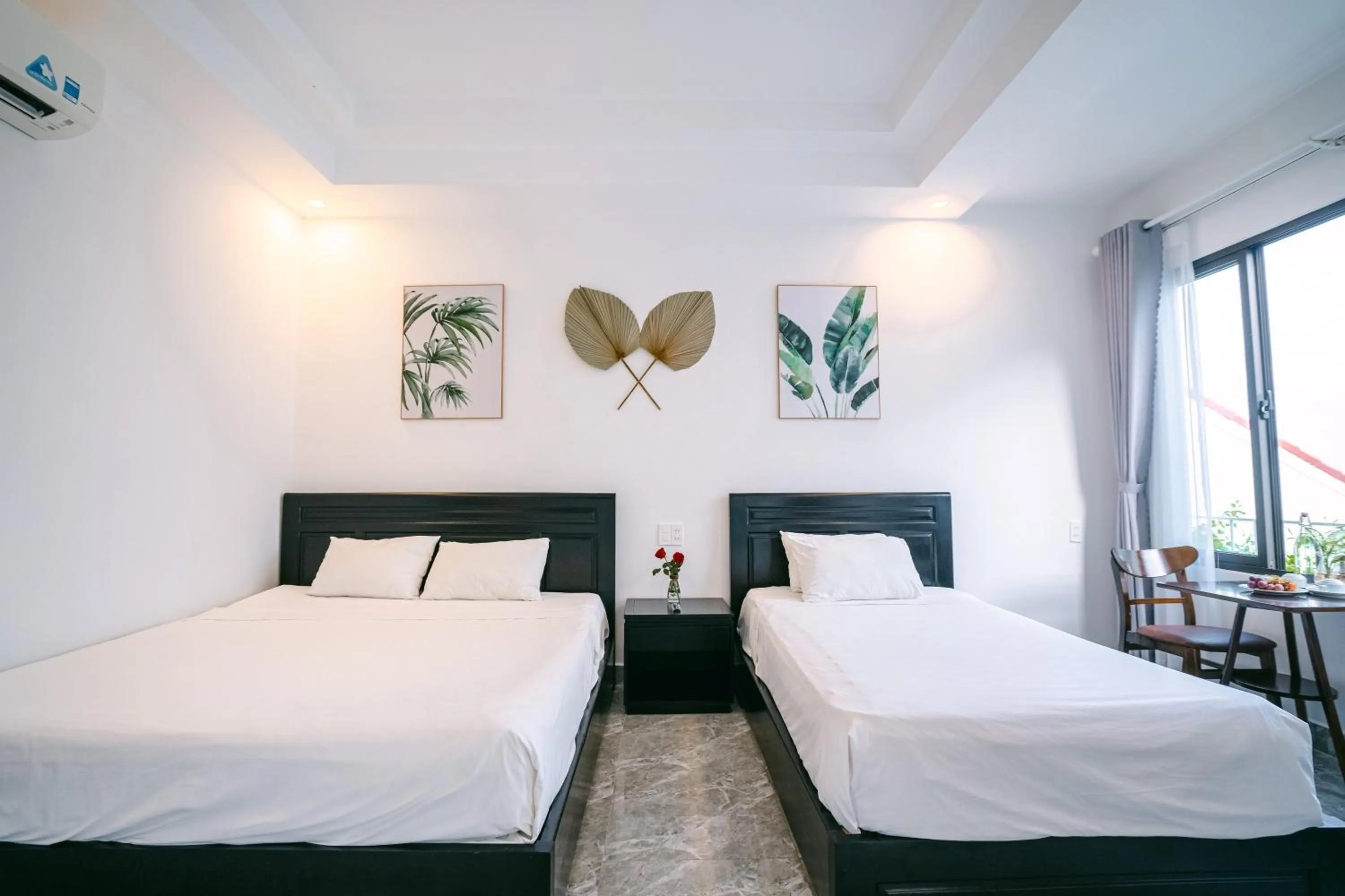 Bed in Beach Palm Villa Hoi An