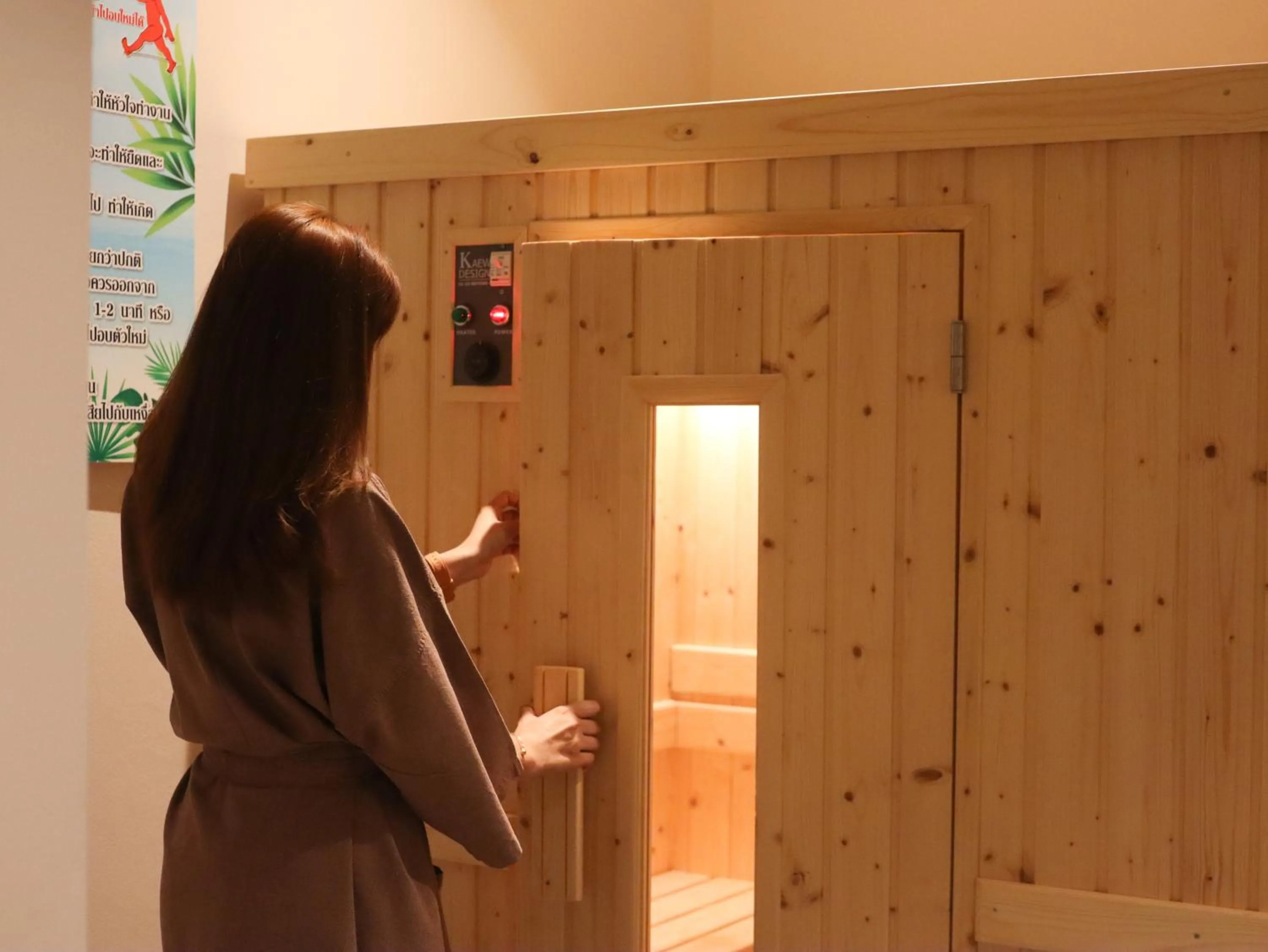 Sauna in Toledo Pool Villa