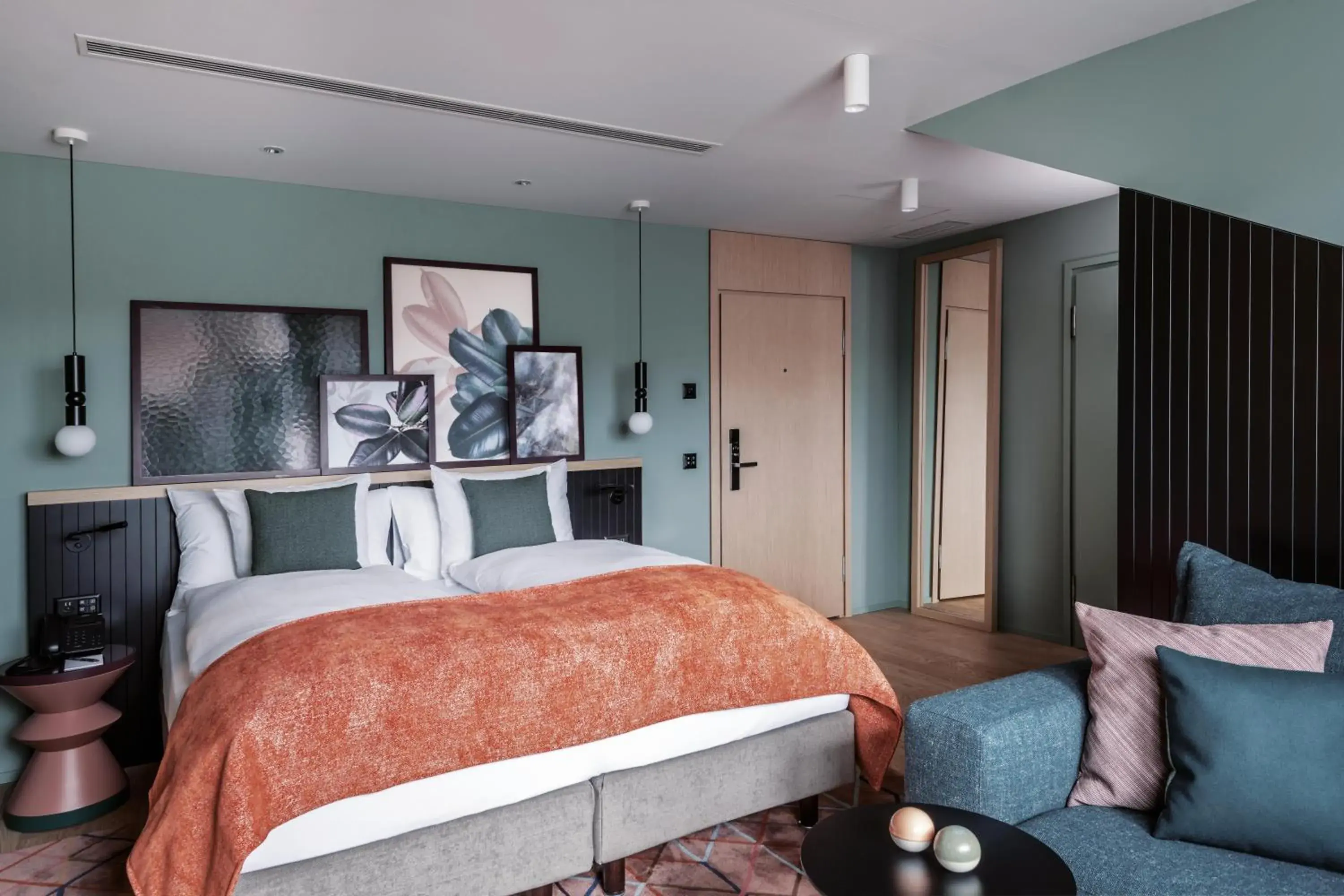 Bed in Sorell Boutique-Hotel St Peter Zürich Bed in Sorell Boutique-Hotel St Peter Zürich