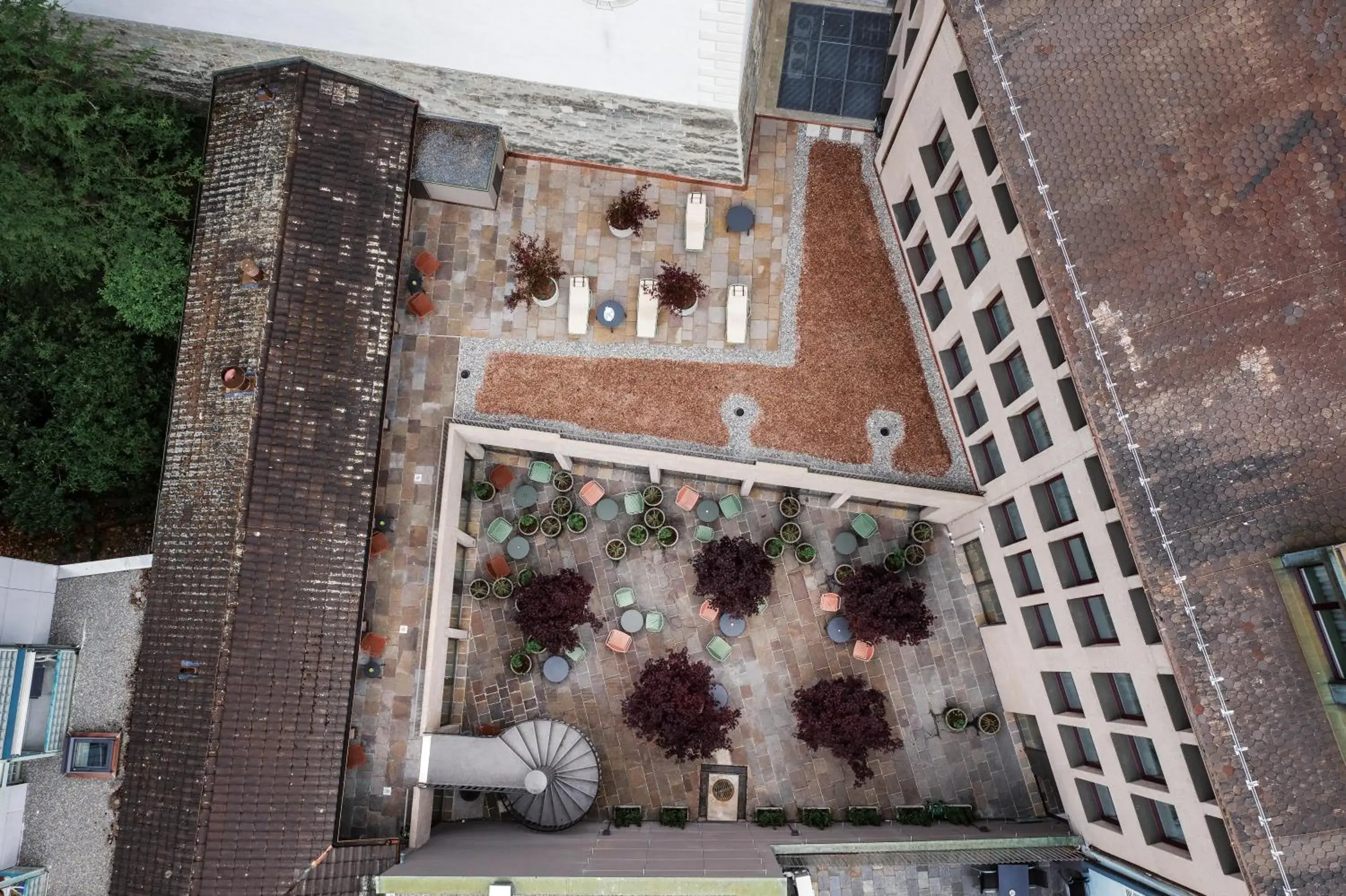 Property building in Sorell Boutique-Hotel St Peter Zürich Property building in Sorell Boutique-Hotel St Peter Zürich