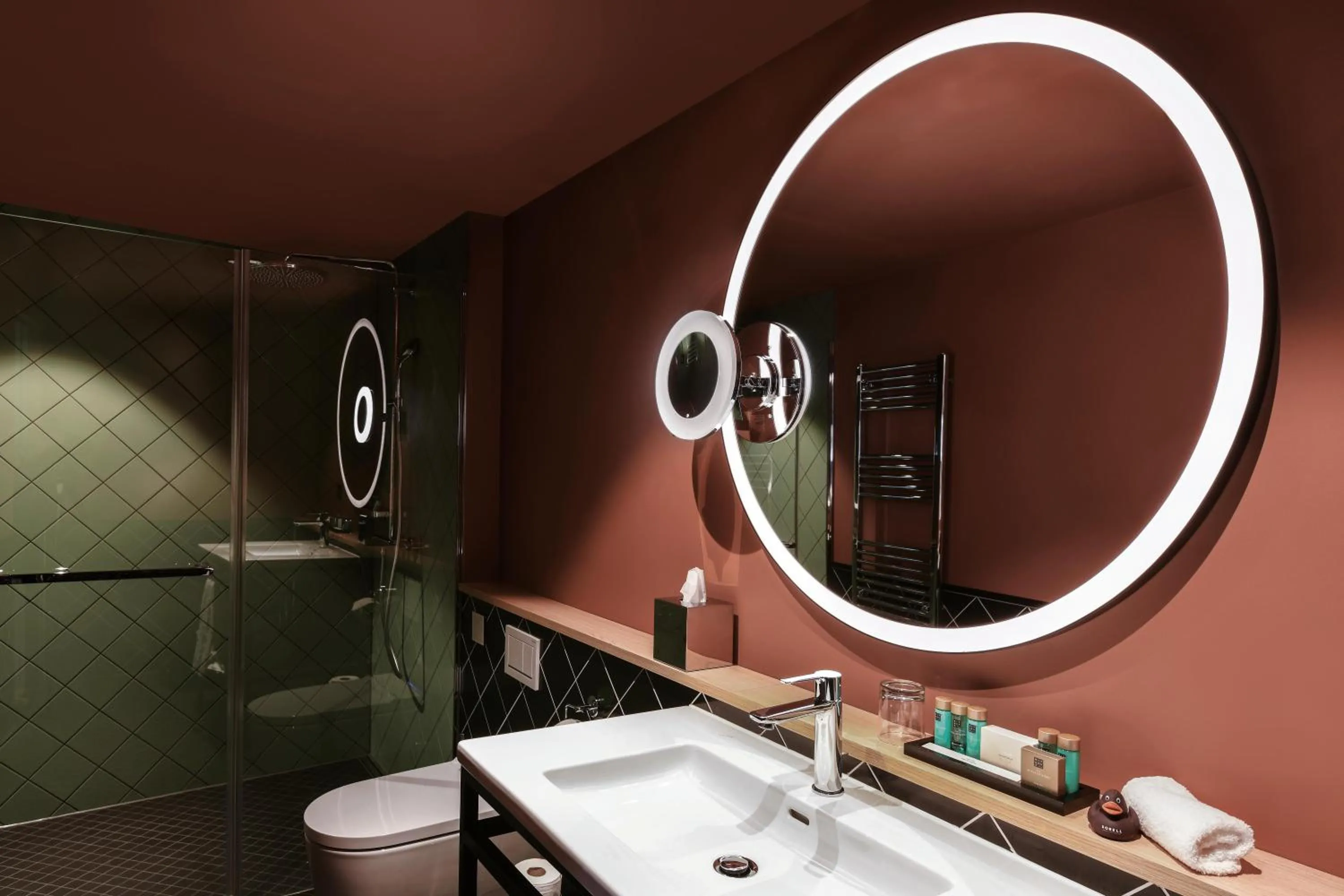 Shower in Sorell Boutique-Hotel St Peter Zürich