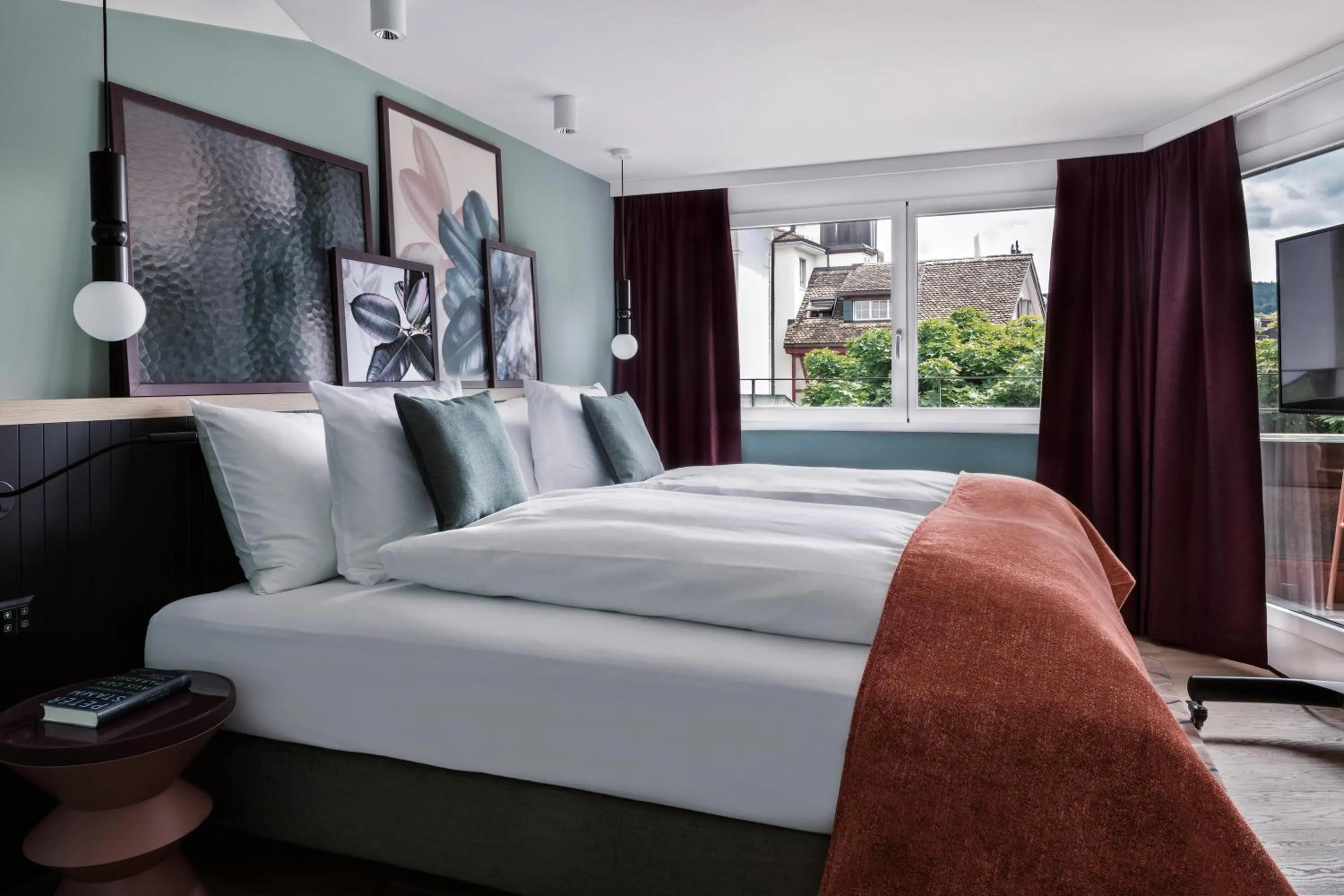 Bed in Sorell Boutique-Hotel St Peter Zürich