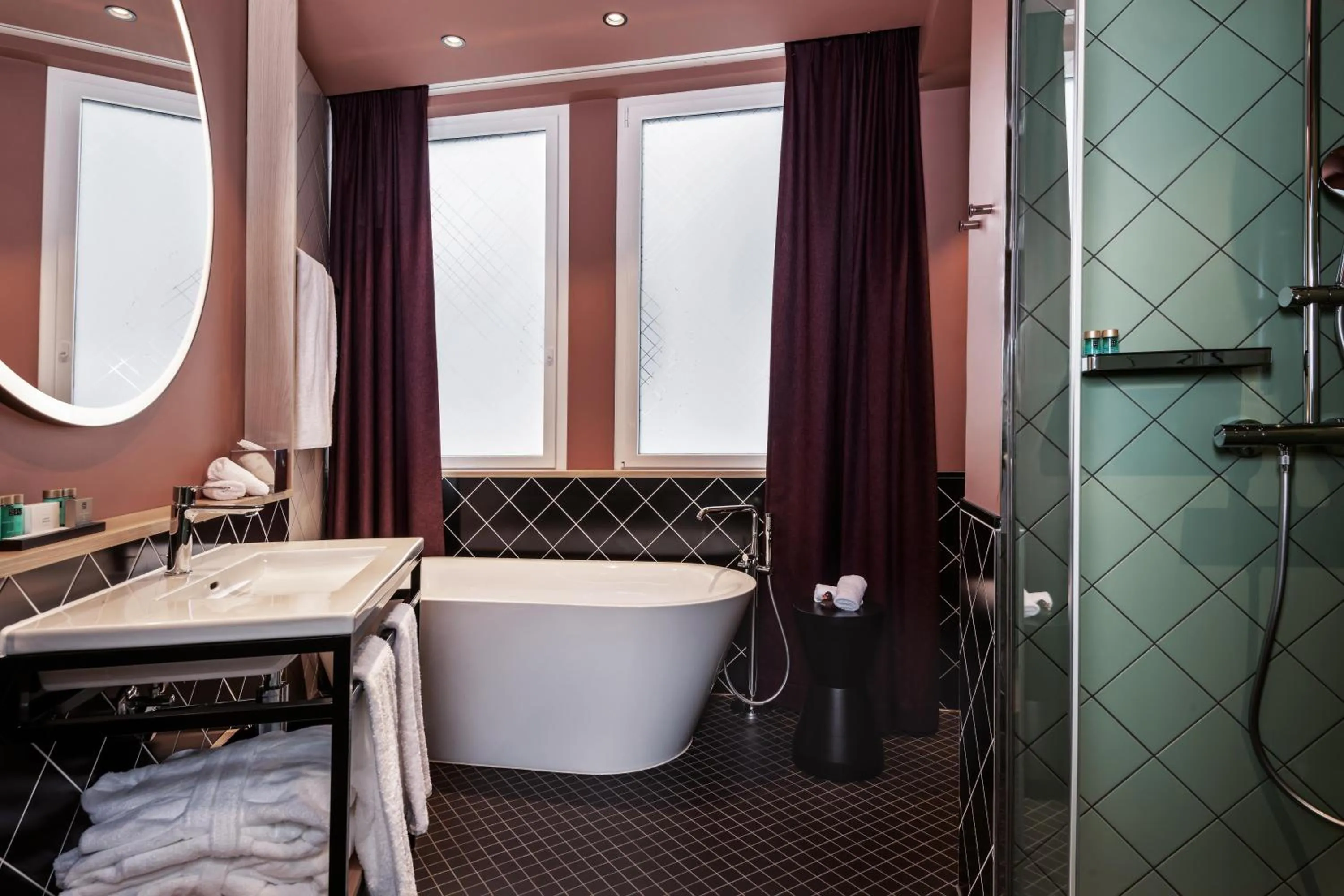 Shower in Sorell Boutique-Hotel St Peter Zürich