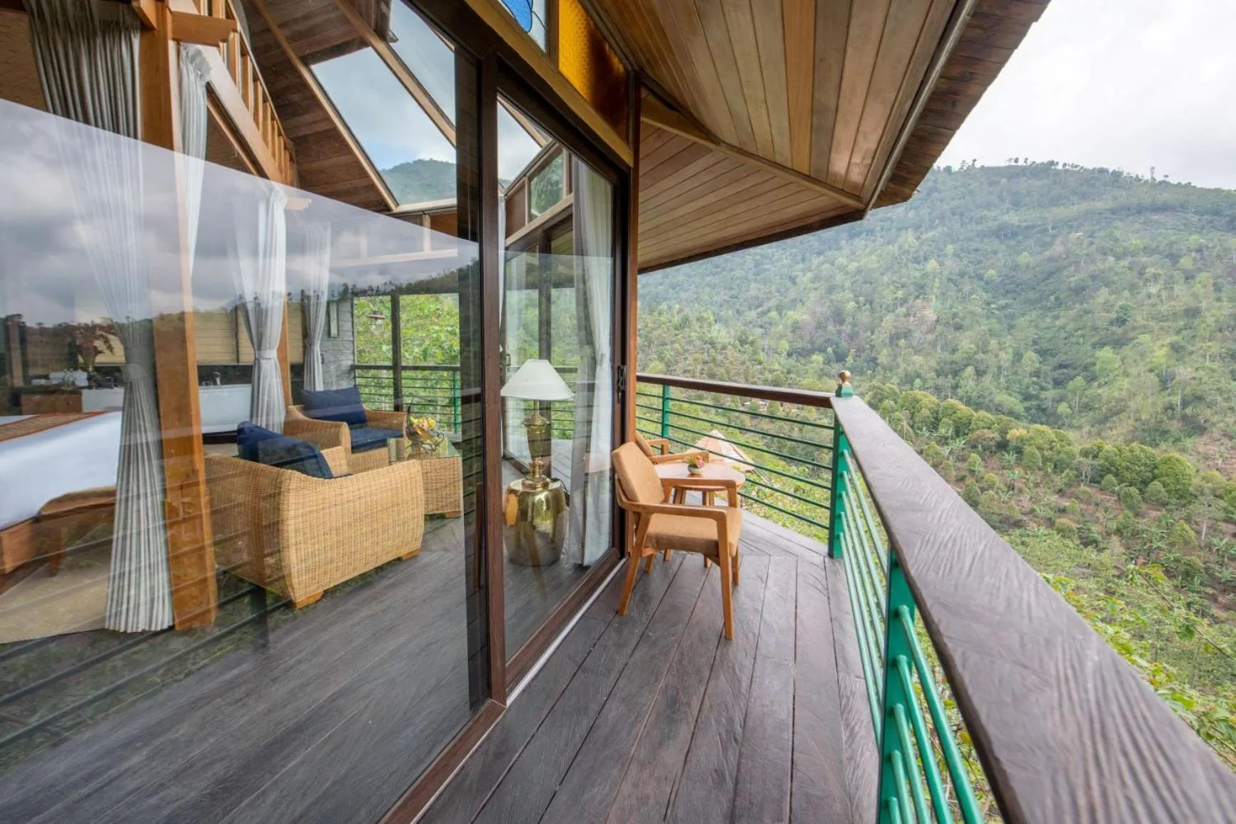 Balcony/Terrace in Munduk Heaven Luxury Villas