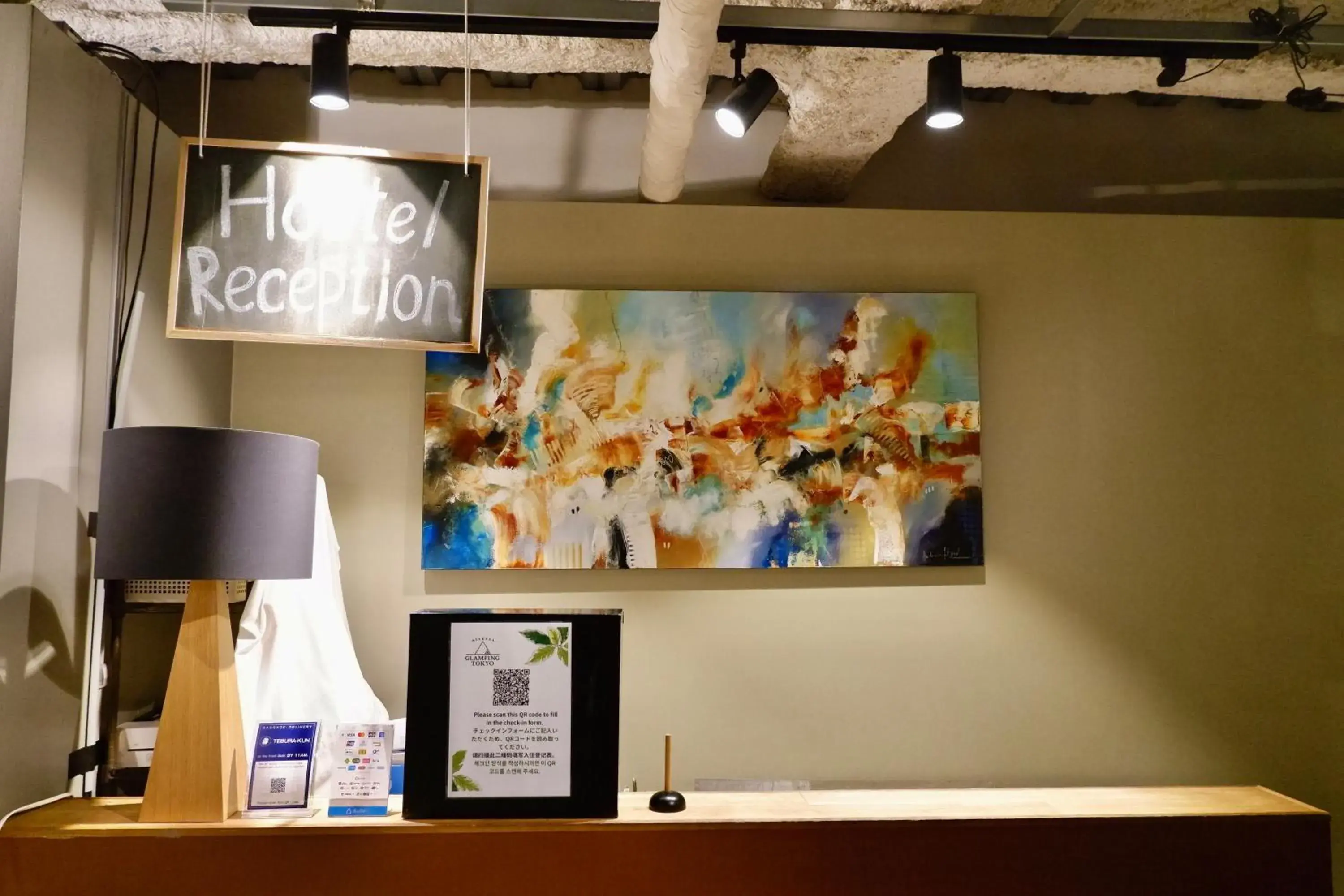 Lobby or reception in Glamping Tokyo Asakusa Lobby or reception in Glamping Tokyo Asakusa