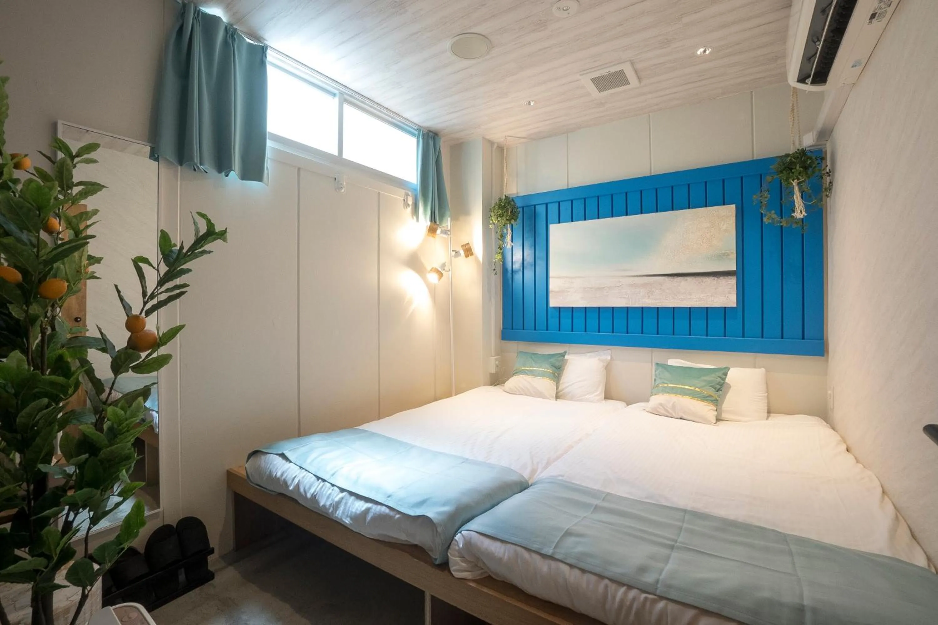 Bed in Glamping Tokyo Asakusa