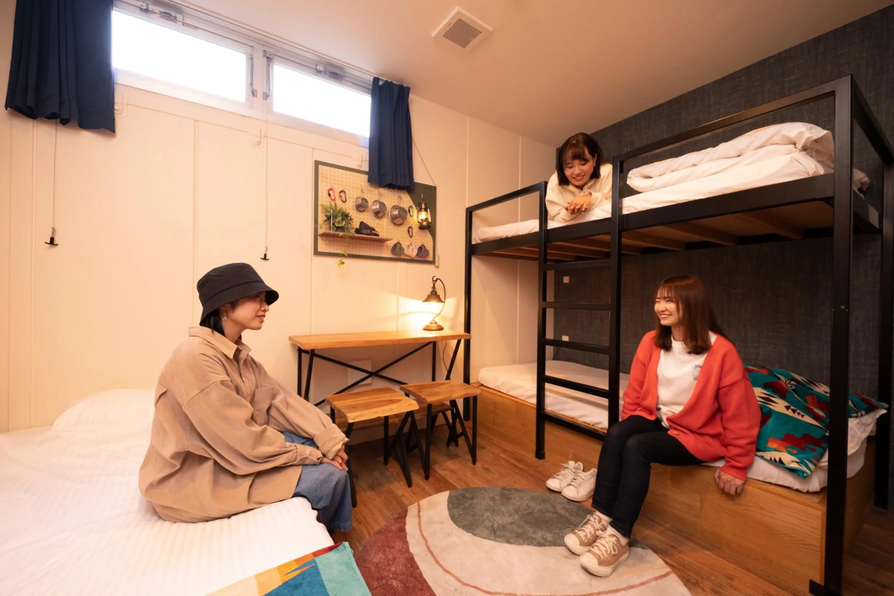 Bed in Glamping Tokyo Asakusa