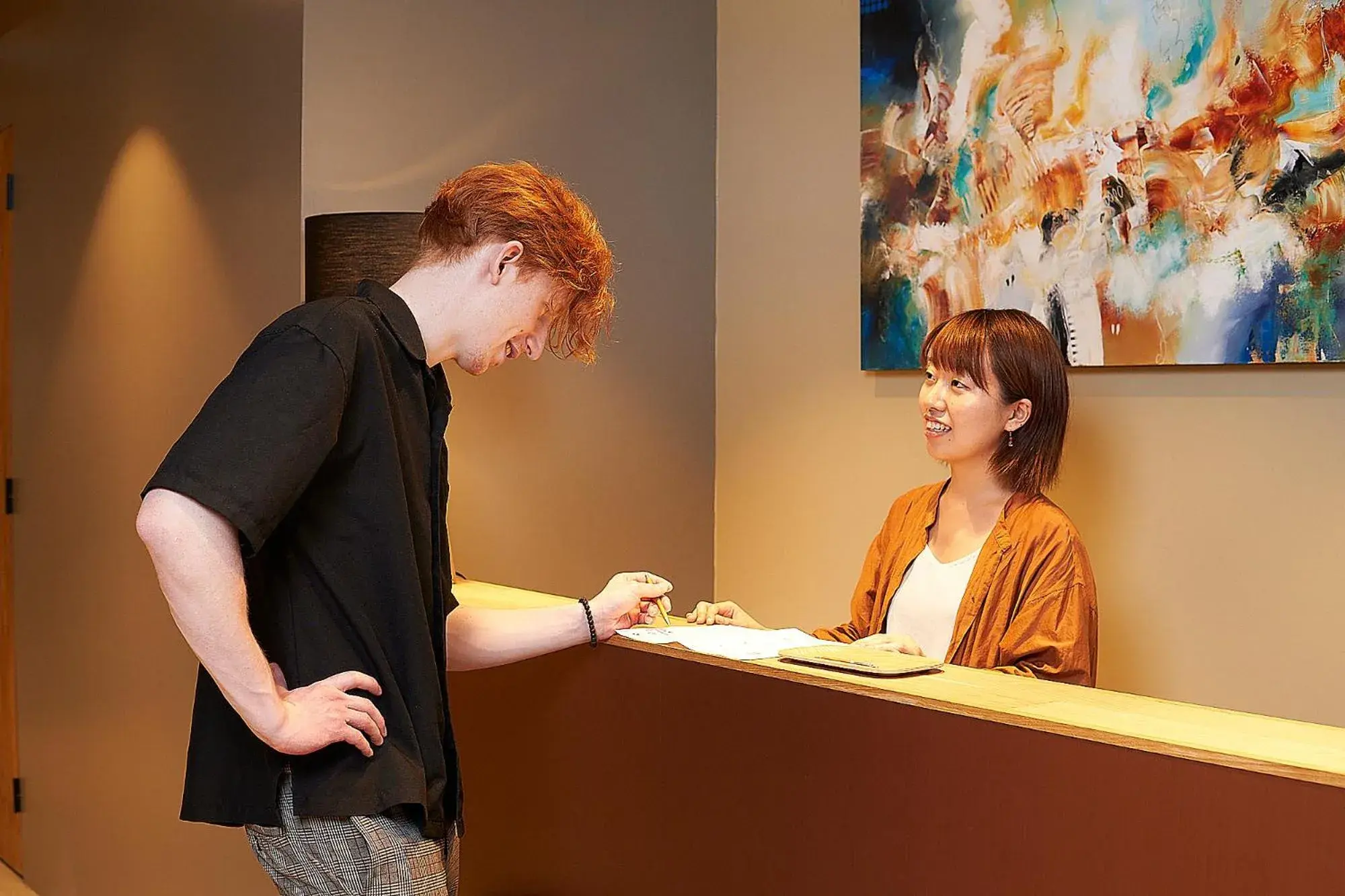 Lobby or reception in Glamping Tokyo Asakusa Lobby or reception in Glamping Tokyo Asakusa