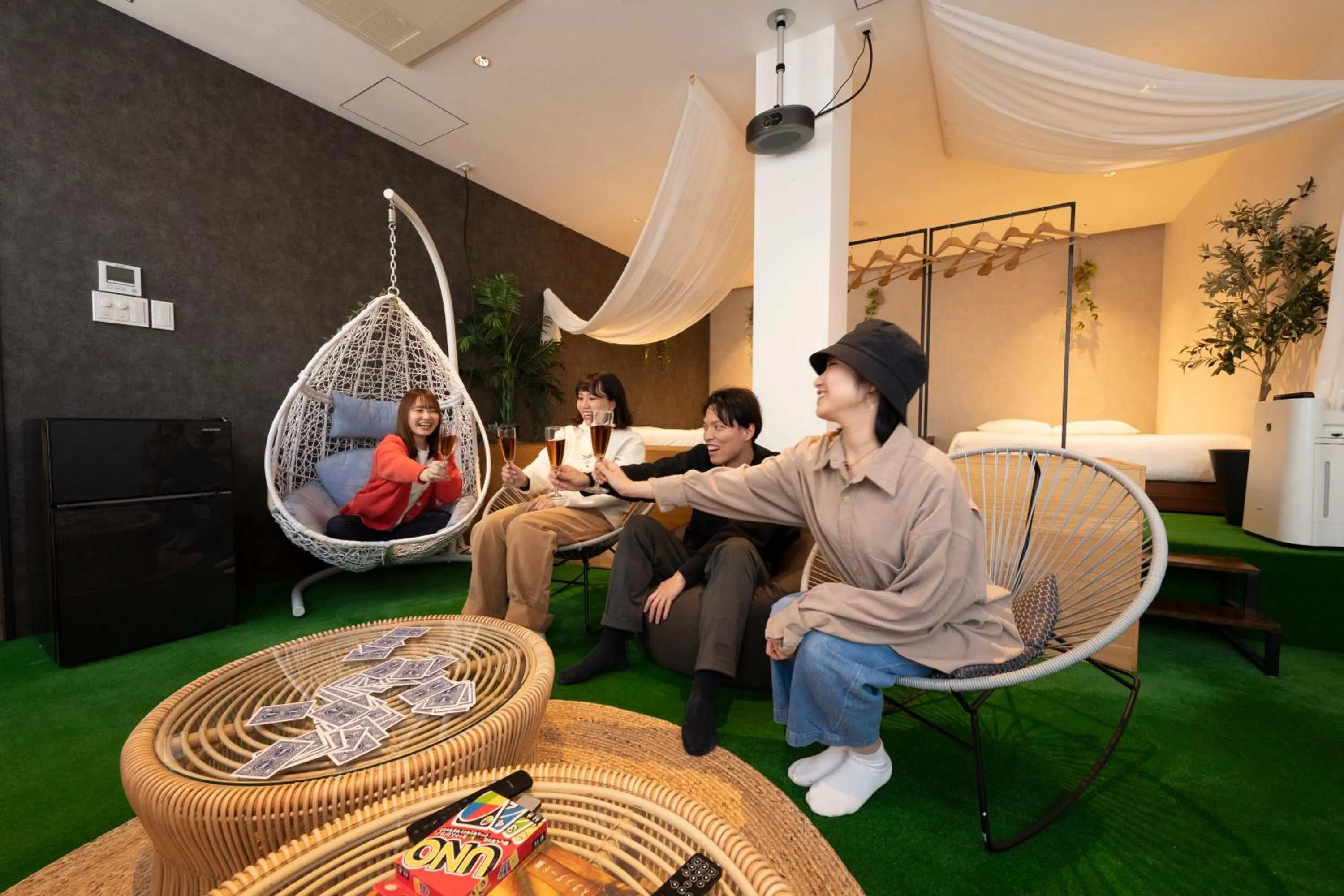 People in Glamping Tokyo Asakusa