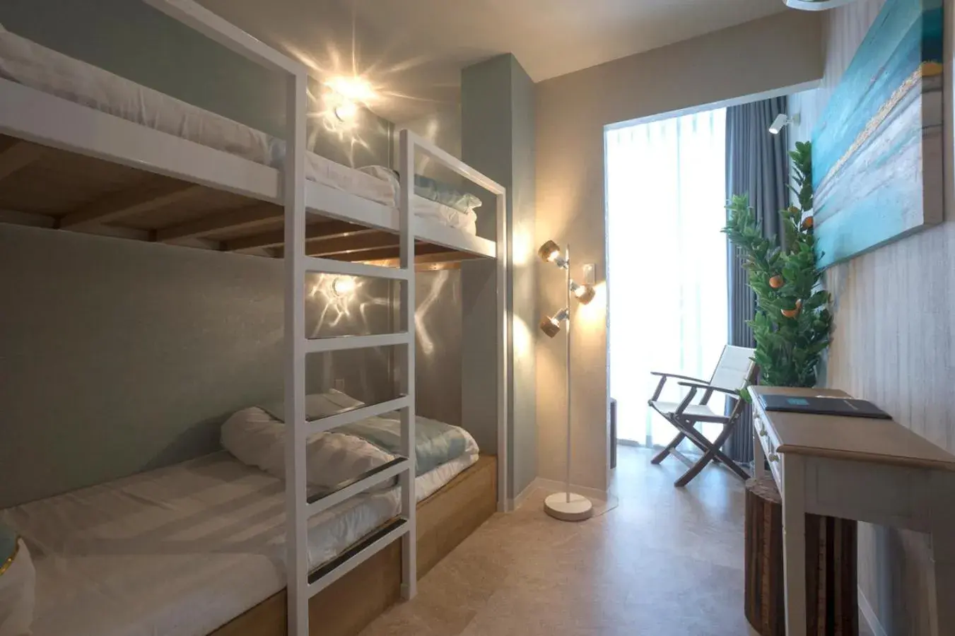 Bed in Glamping Tokyo Asakusa Bed in Glamping Tokyo Asakusa