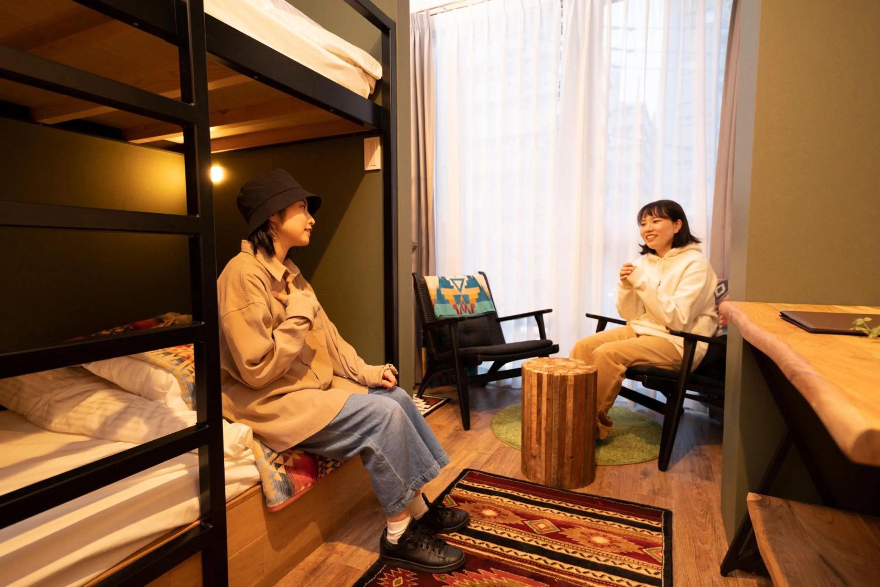 Bed in Glamping Tokyo Asakusa