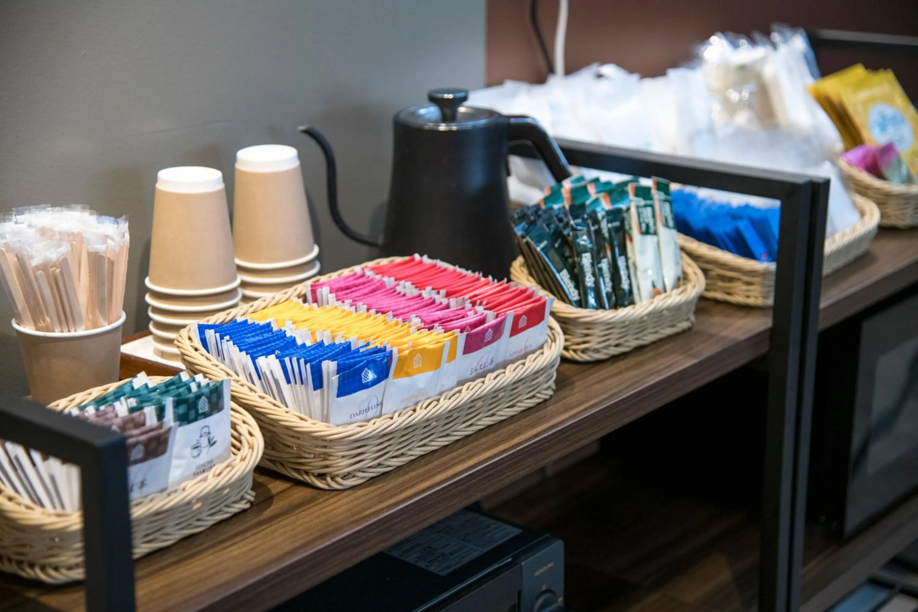 Coffee/tea facilities in Glamping Tokyo Asakusa