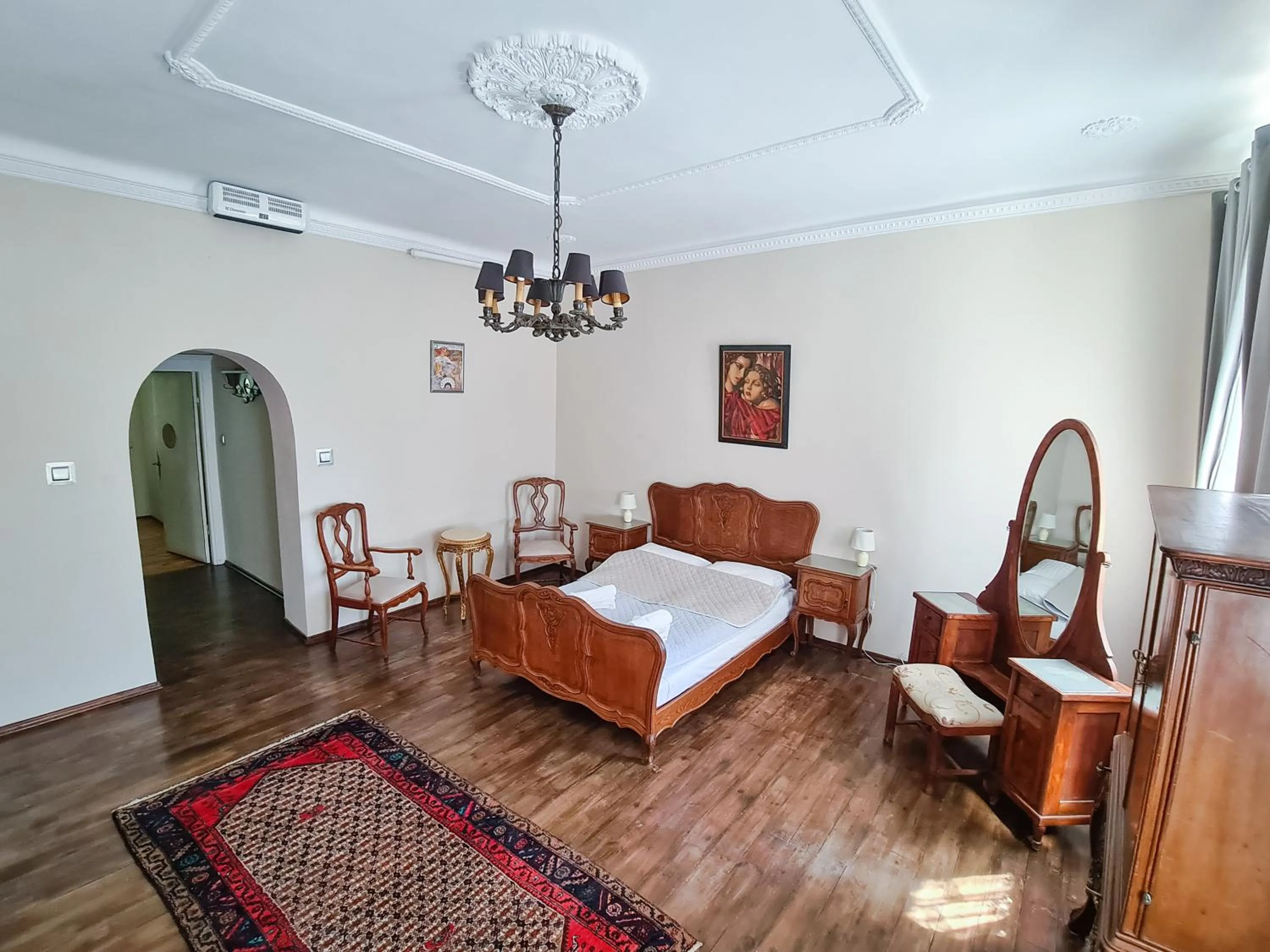 Bed in Pałacyk Deja Vu Residence