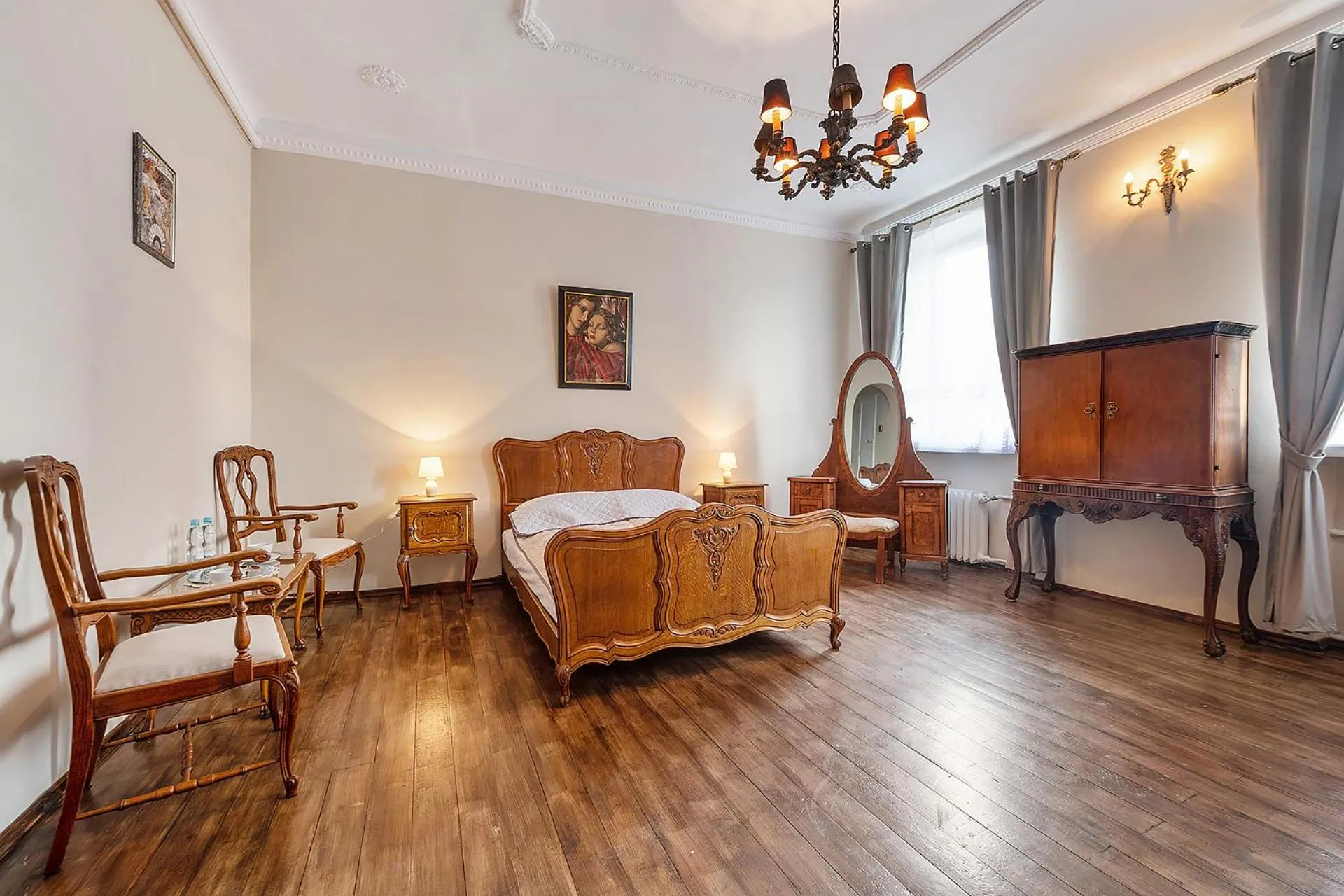 Bed in Pałacyk Deja Vu Residence