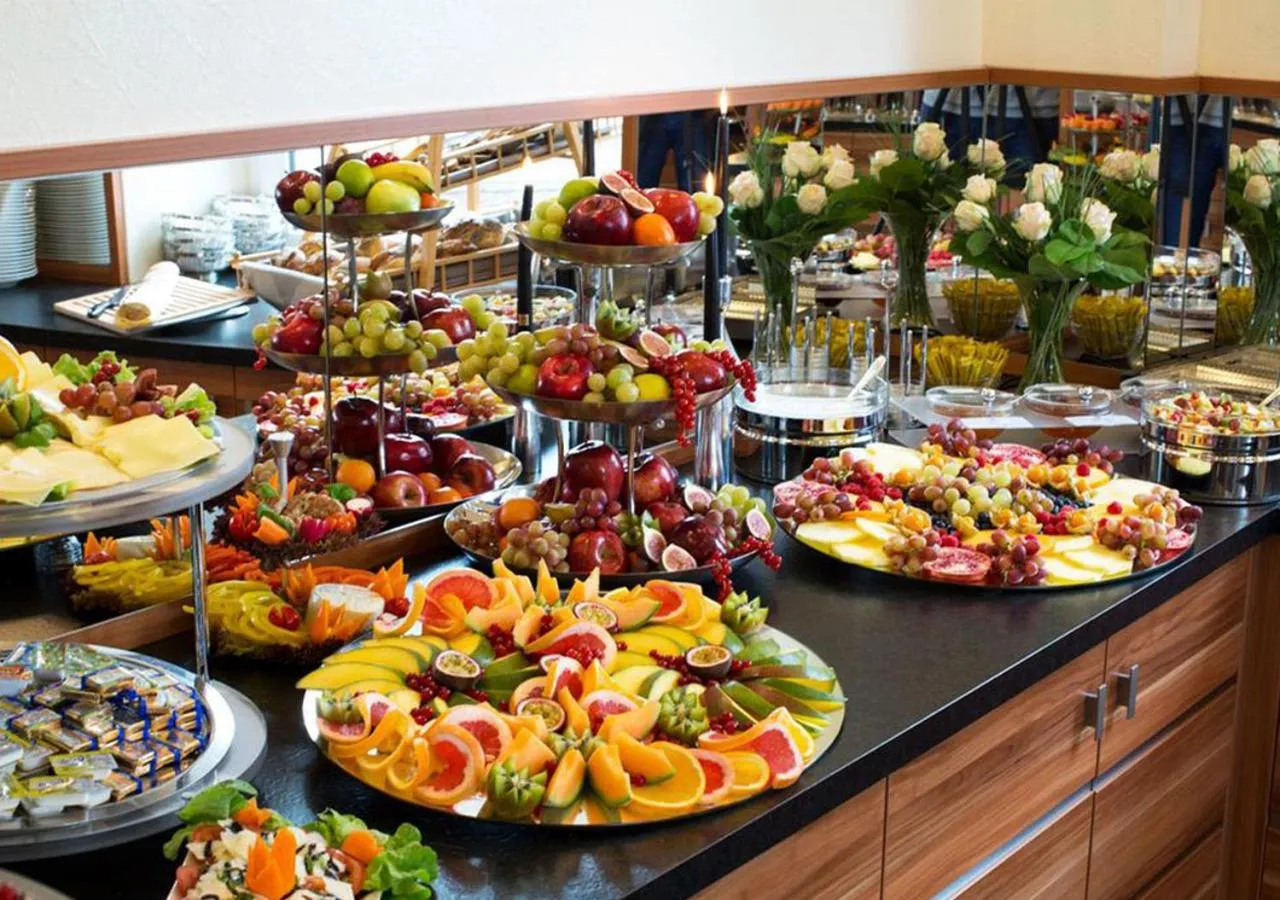 Buffet breakfast in Hotel Goldene Rose