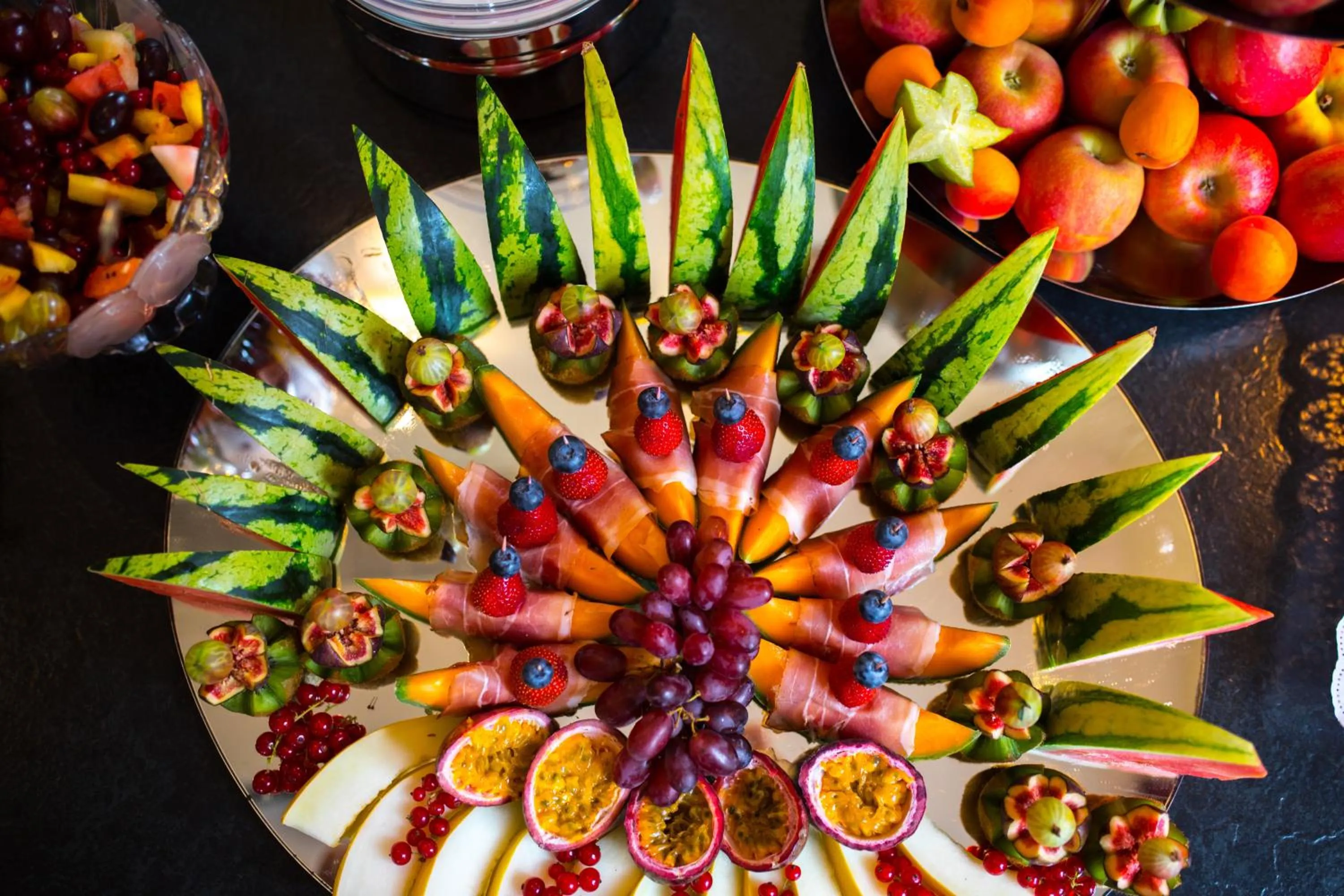 Buffet breakfast in Hotel Goldene Rose