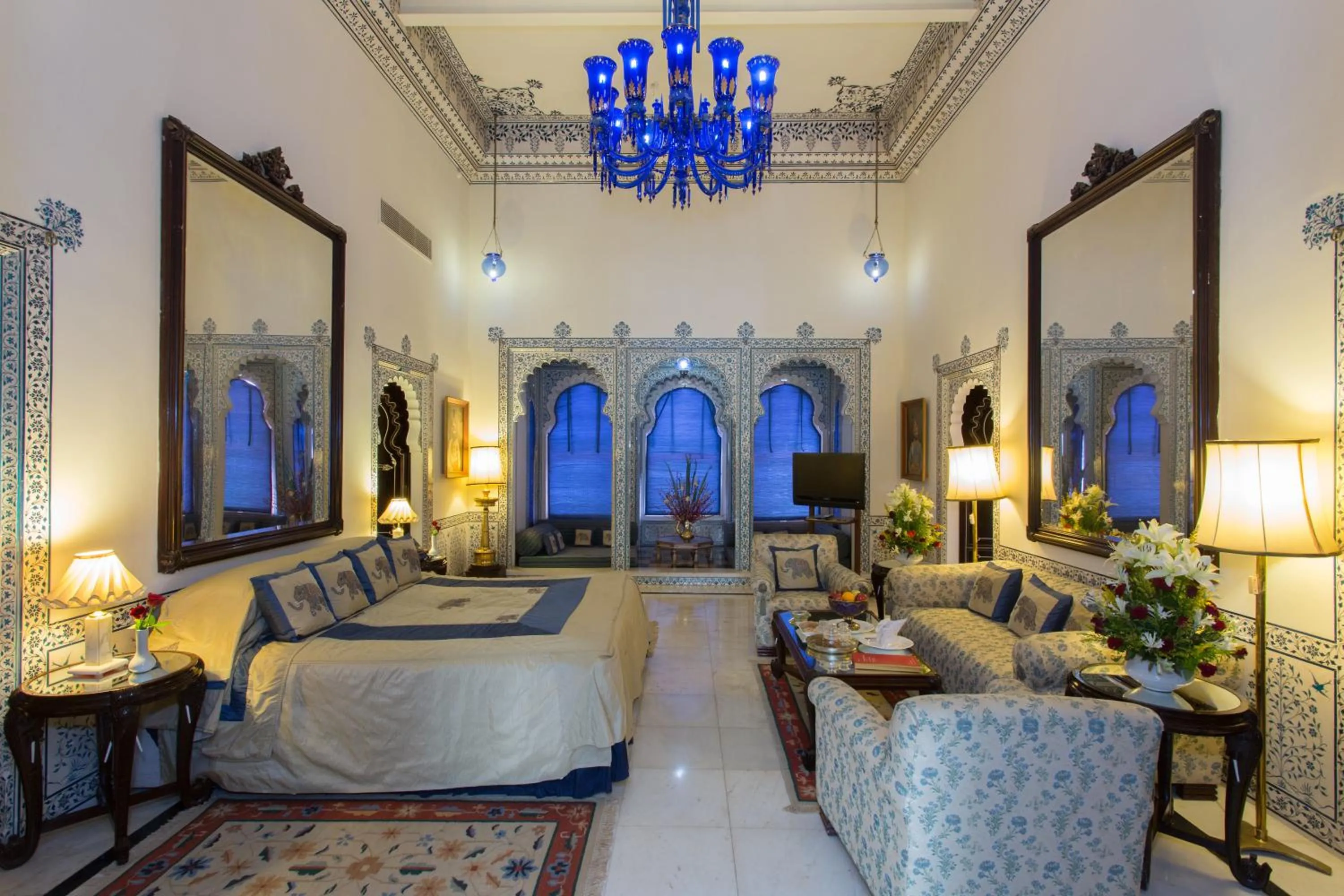 Bedroom in Shiv Niwas Palace by HRH Group of Hotels