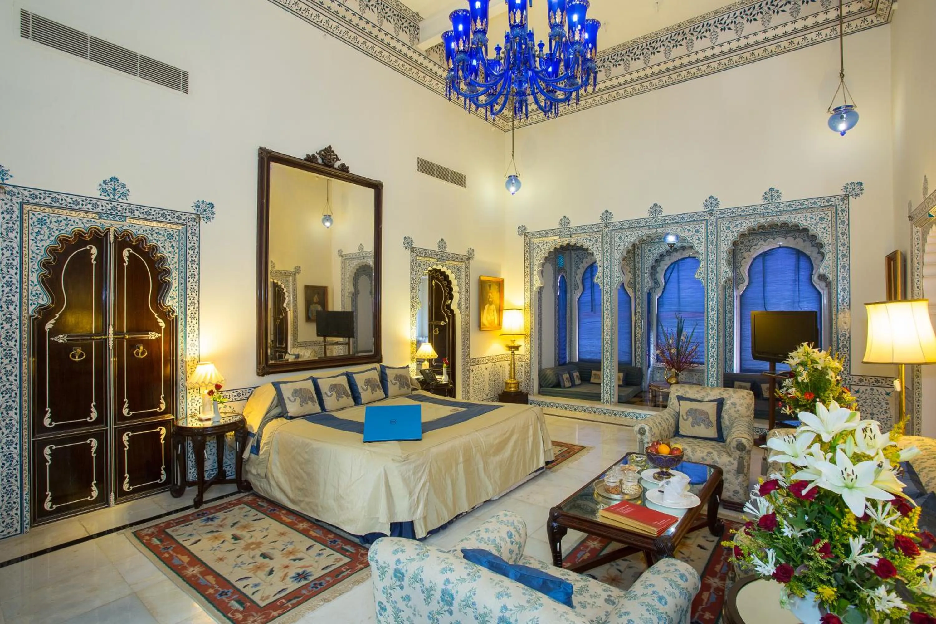 Bedroom in Shiv Niwas Palace by HRH Group of Hotels