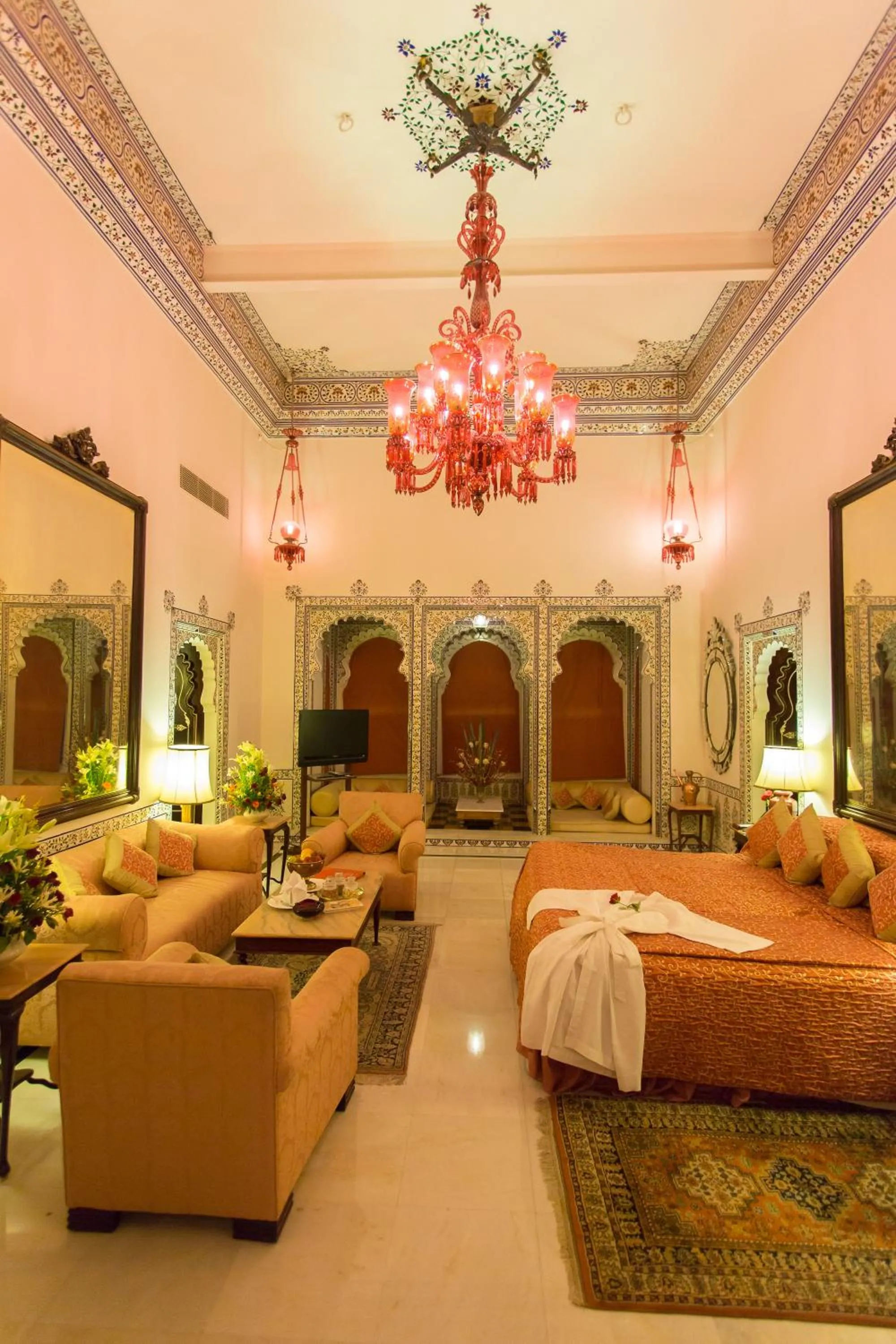 Bedroom in Shiv Niwas Palace by HRH Group of Hotels