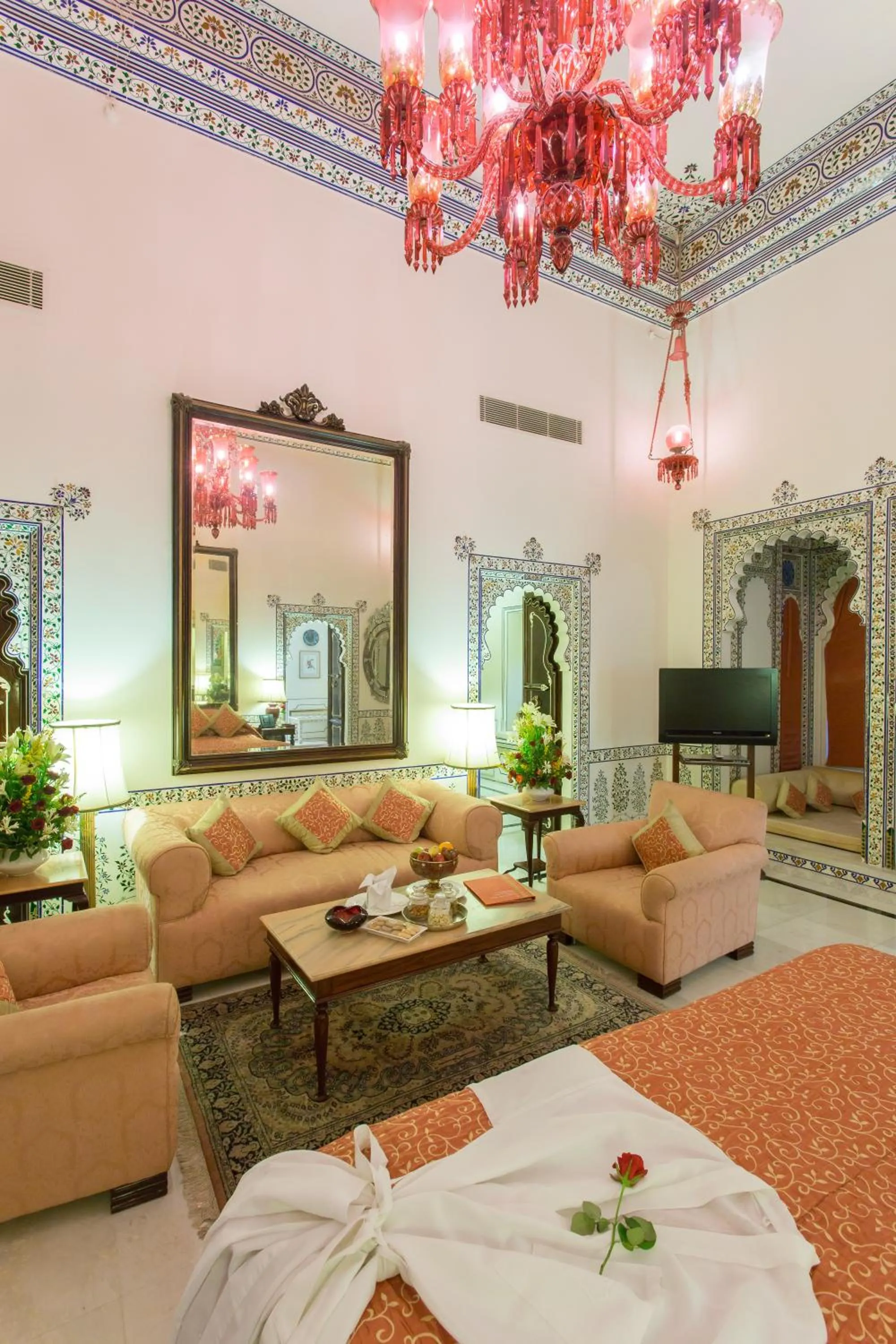Bedroom in Shiv Niwas Palace by HRH Group of Hotels