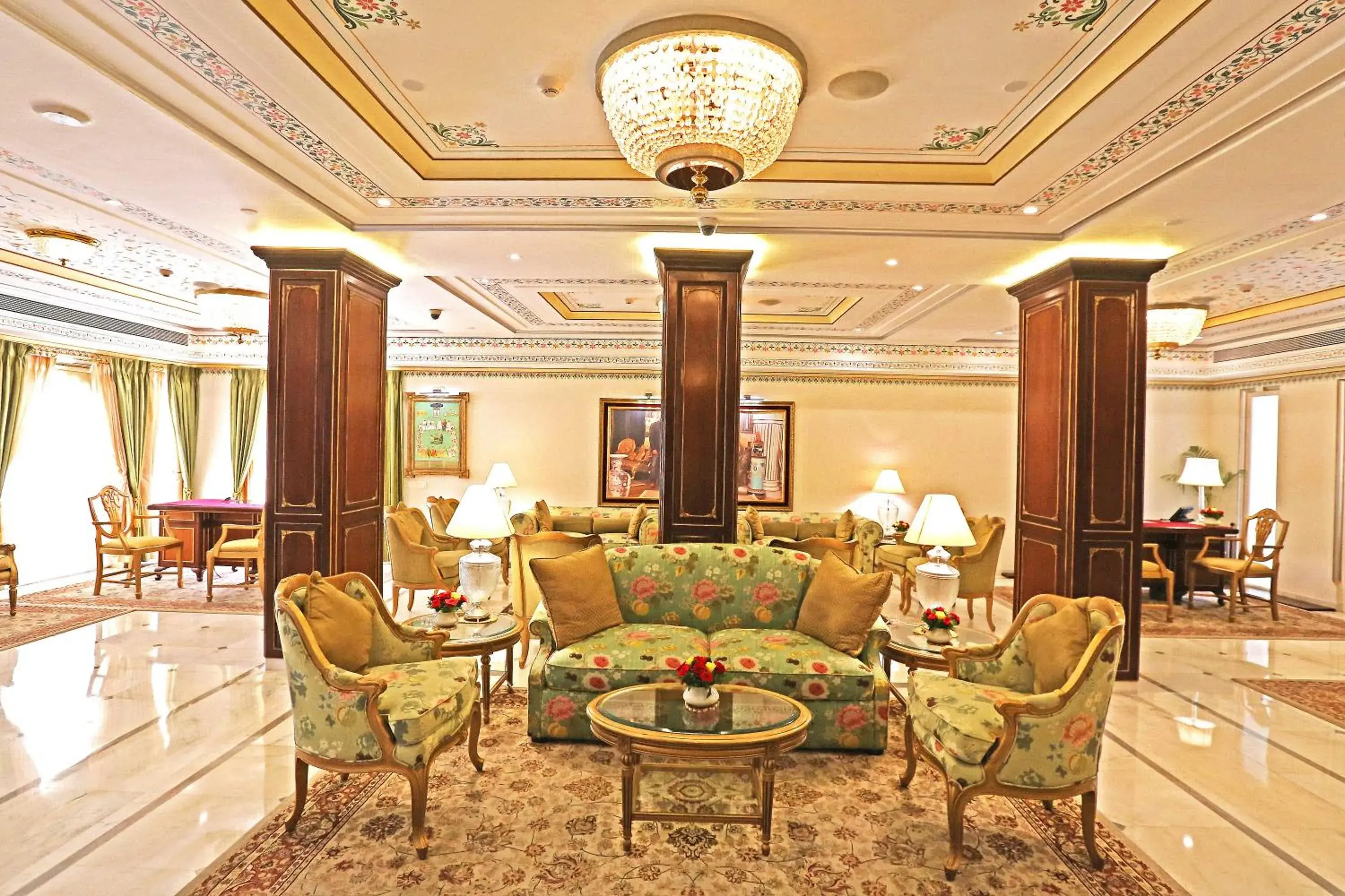 Lobby or reception in Taj Fateh Prakash Palace Udaipur Lobby or reception in Taj Fateh Prakash Palace Udaipur