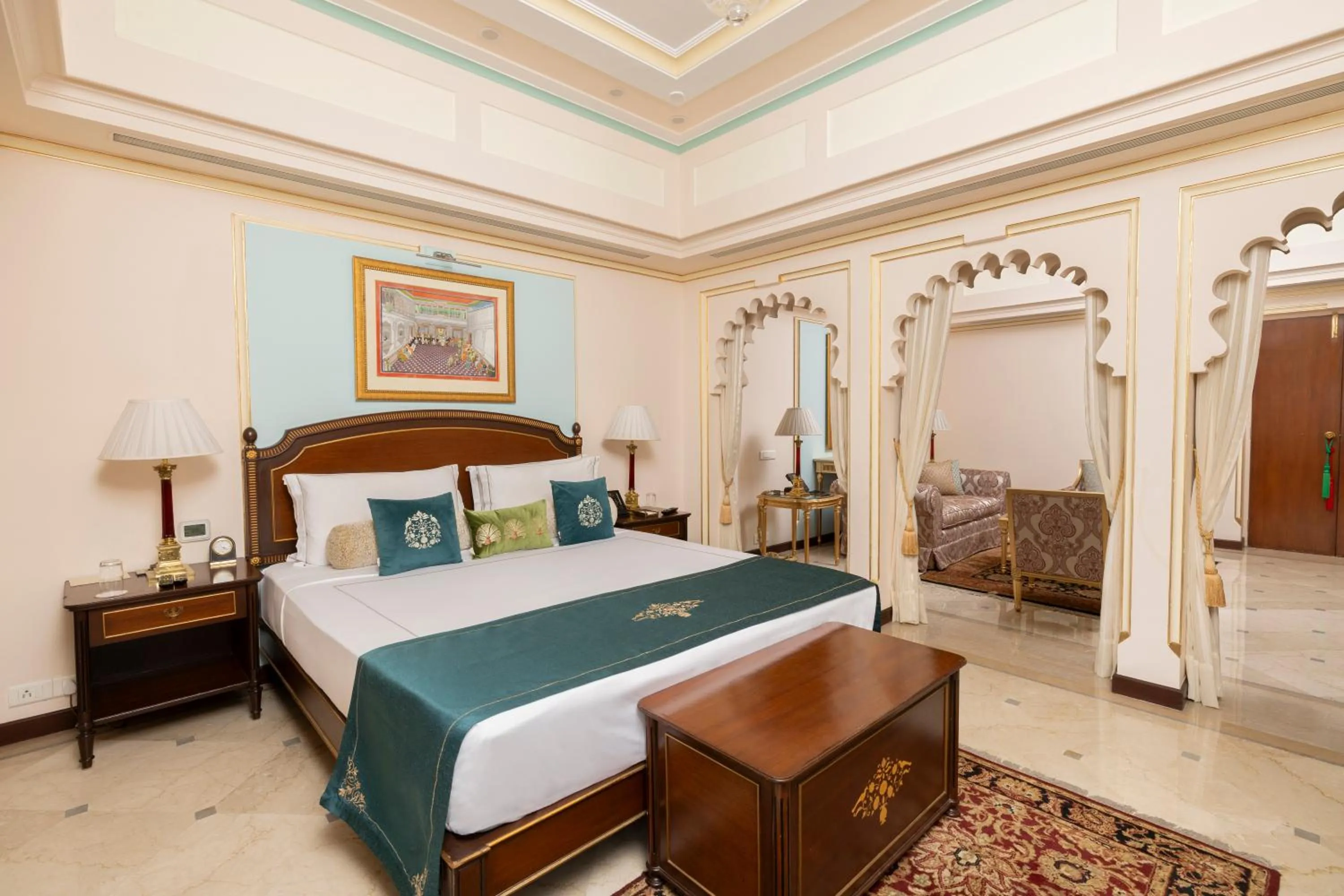 Bedroom, Bed in Taj Fateh Prakash Palace Udaipur