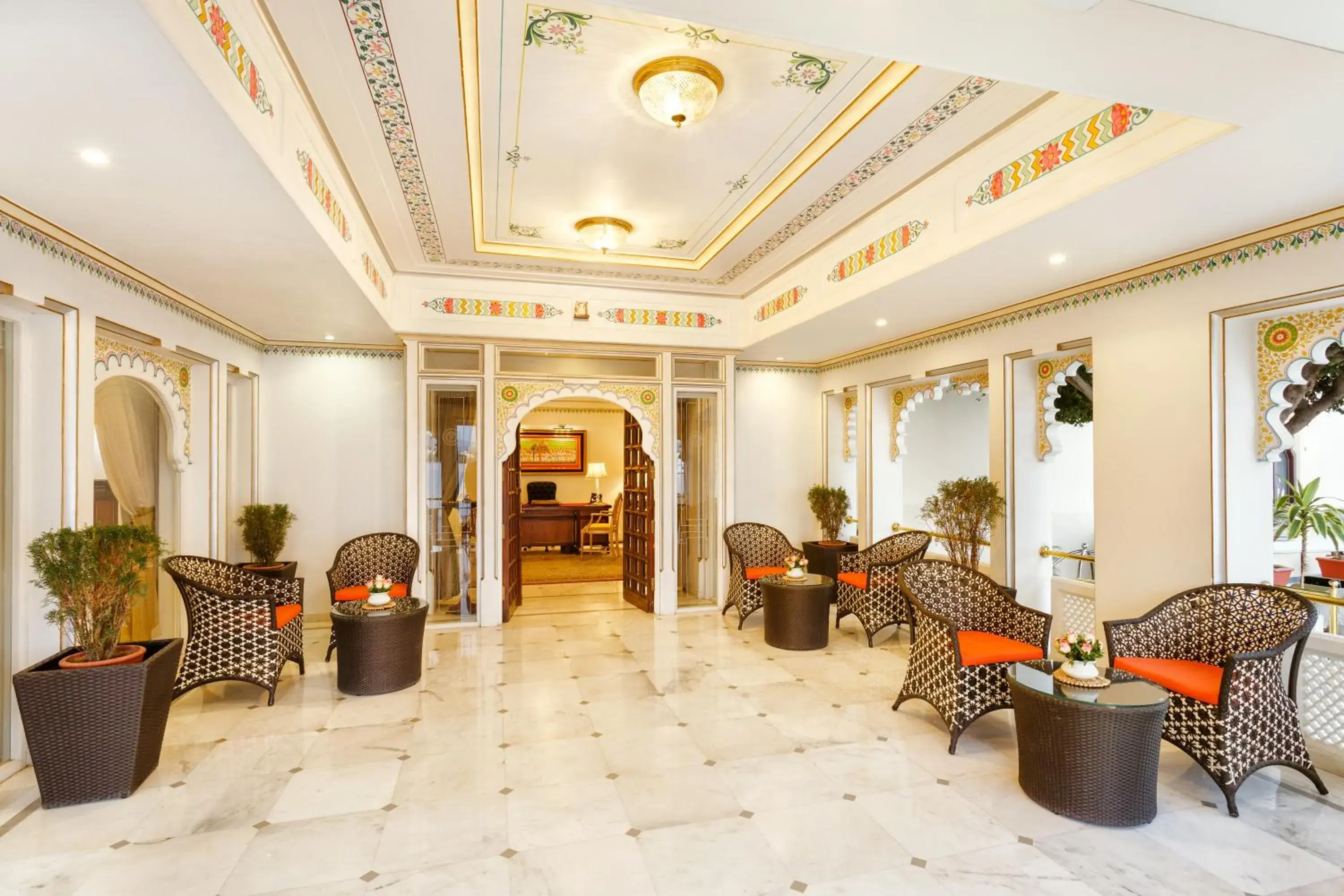 Lobby or reception in Taj Fateh Prakash Palace Udaipur Lobby or reception in Taj Fateh Prakash Palace Udaipur