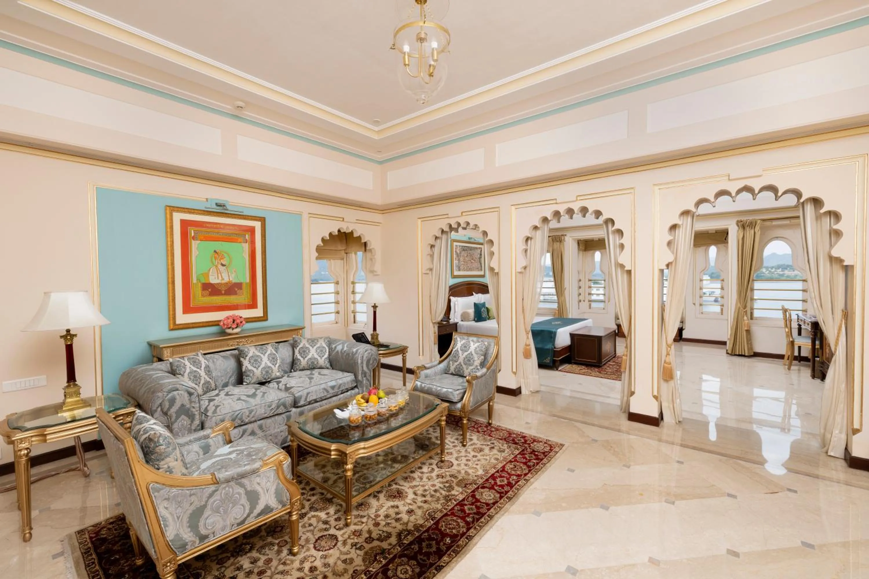 Living room in Taj Fateh Prakash Palace Udaipur