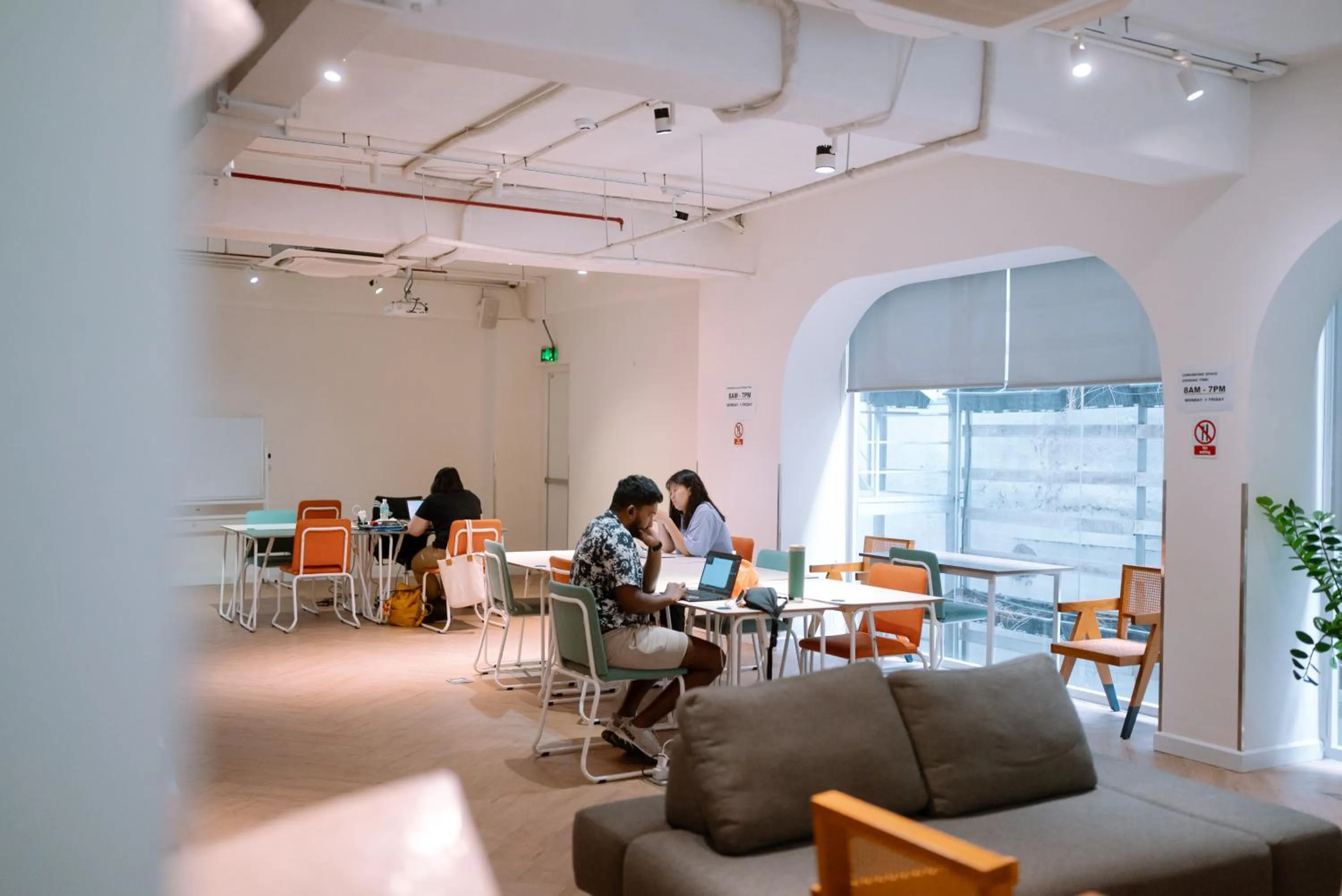 Communal lounge/ TV room in MEANDER Saigon