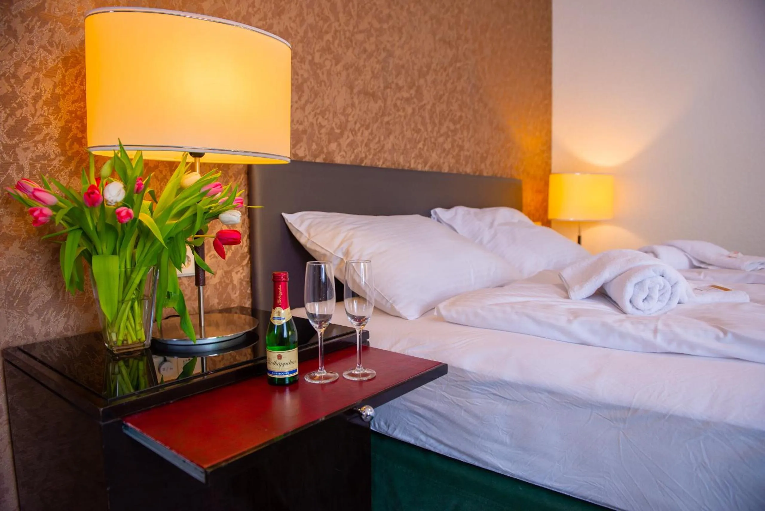 Bed in Bölsche Hotel