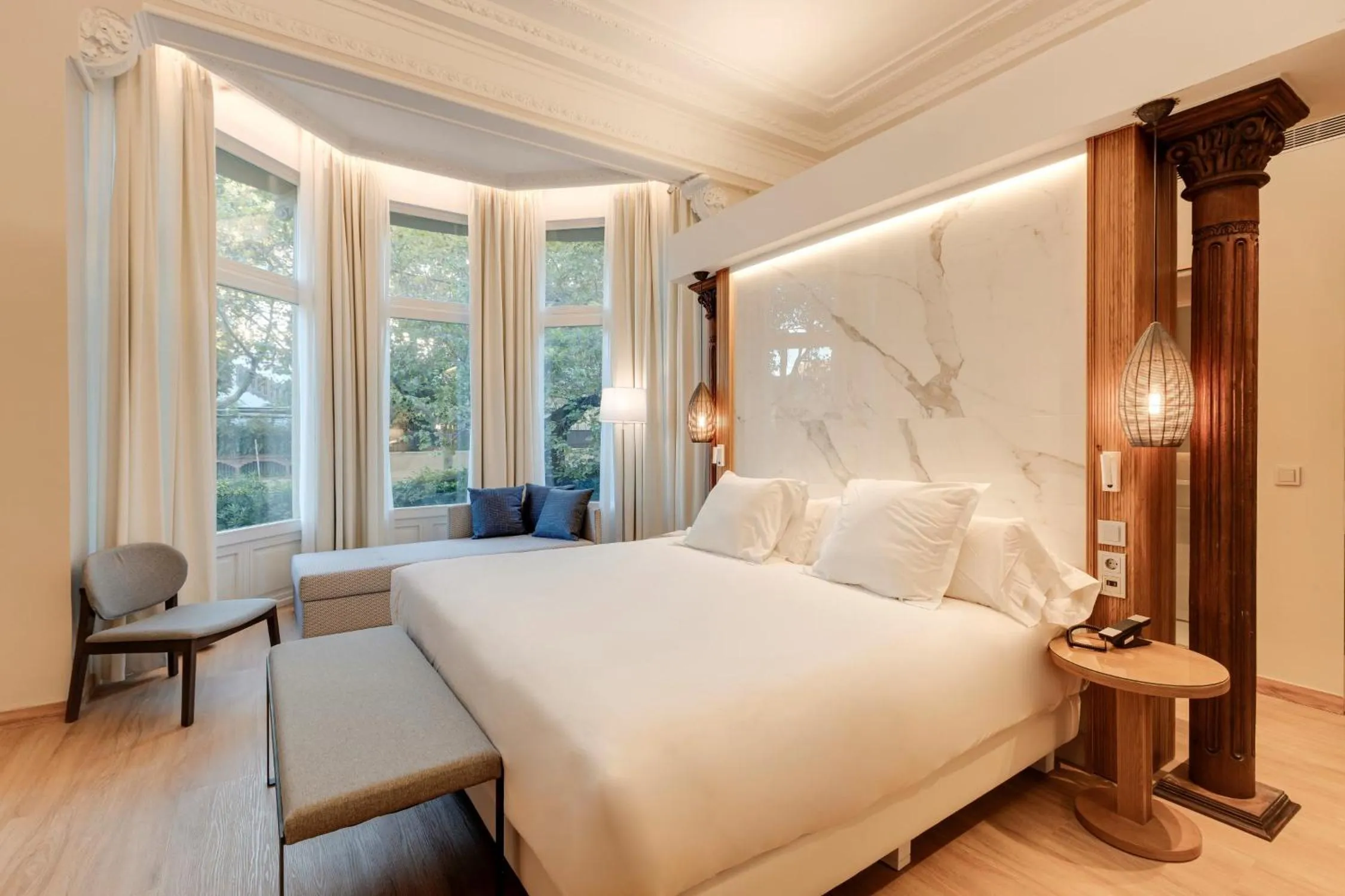 Bed in Hotel Boutique Mirlo Barcelona