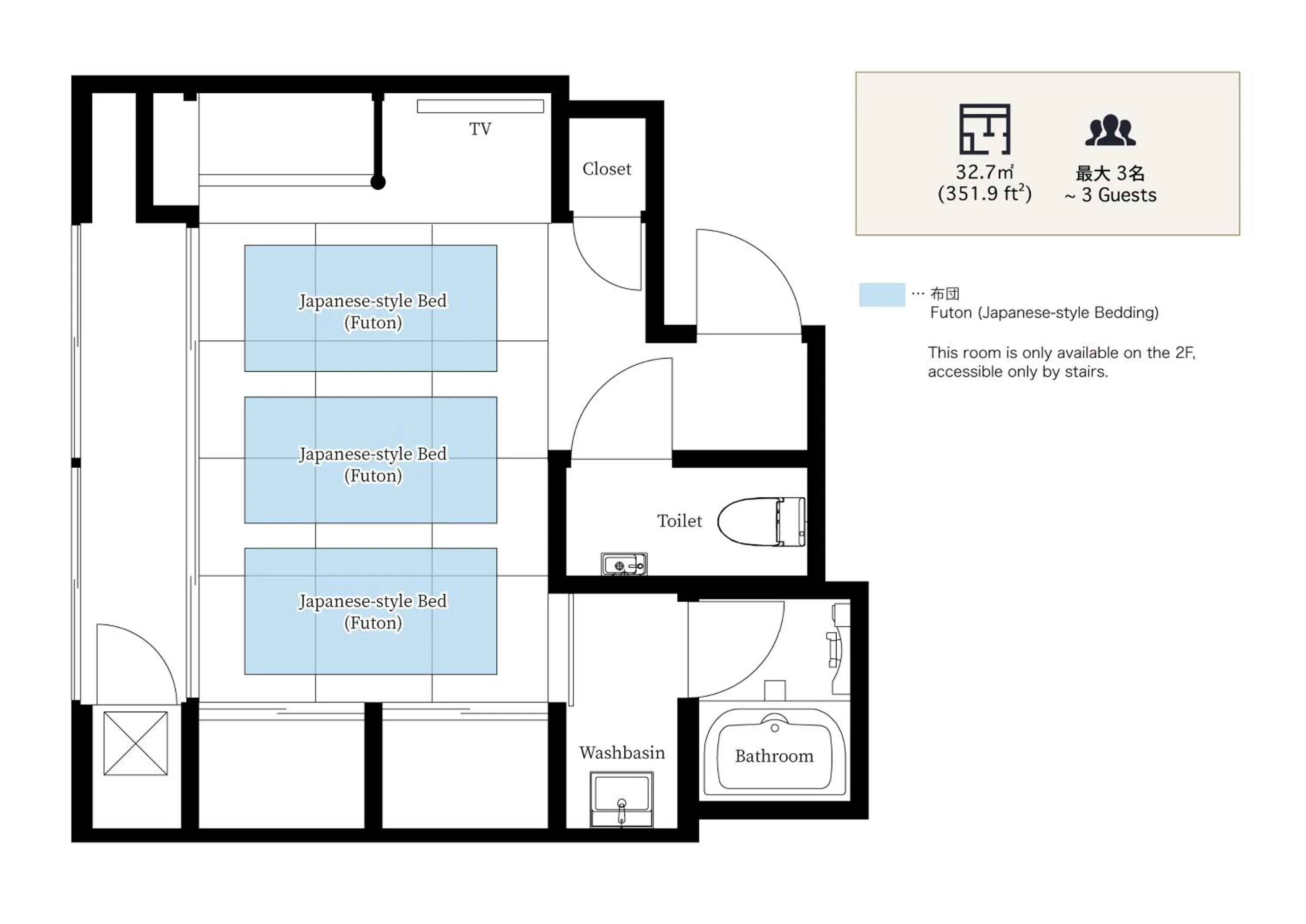 Floor plan in THE MACHIYA EBISUYA