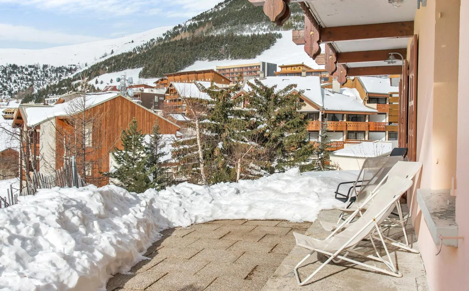 Balcony/Terrace in Chalethotel Belle Etoile