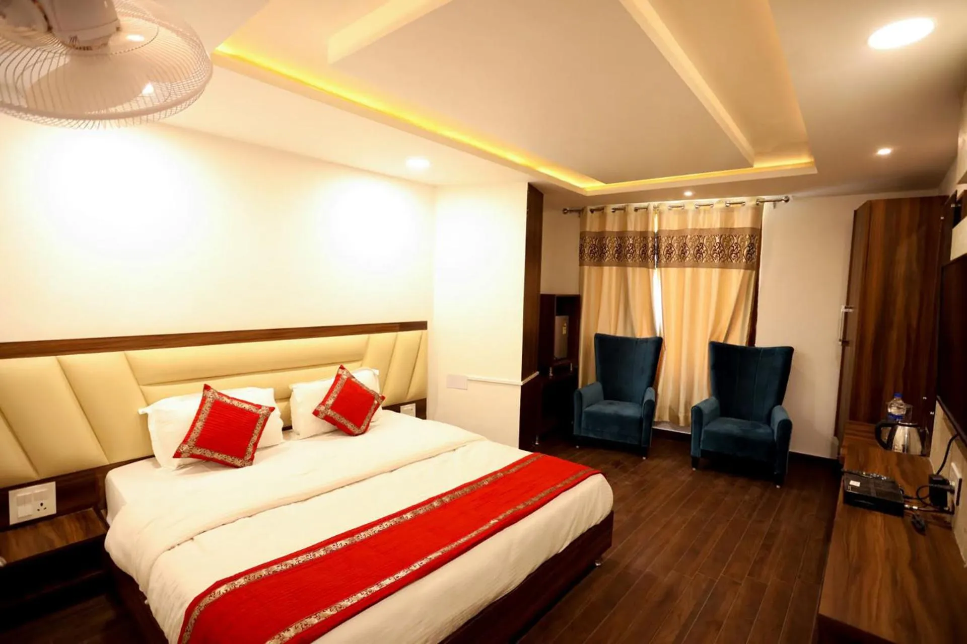 Bed in The Hoften Blue Magnets, Dalhousie