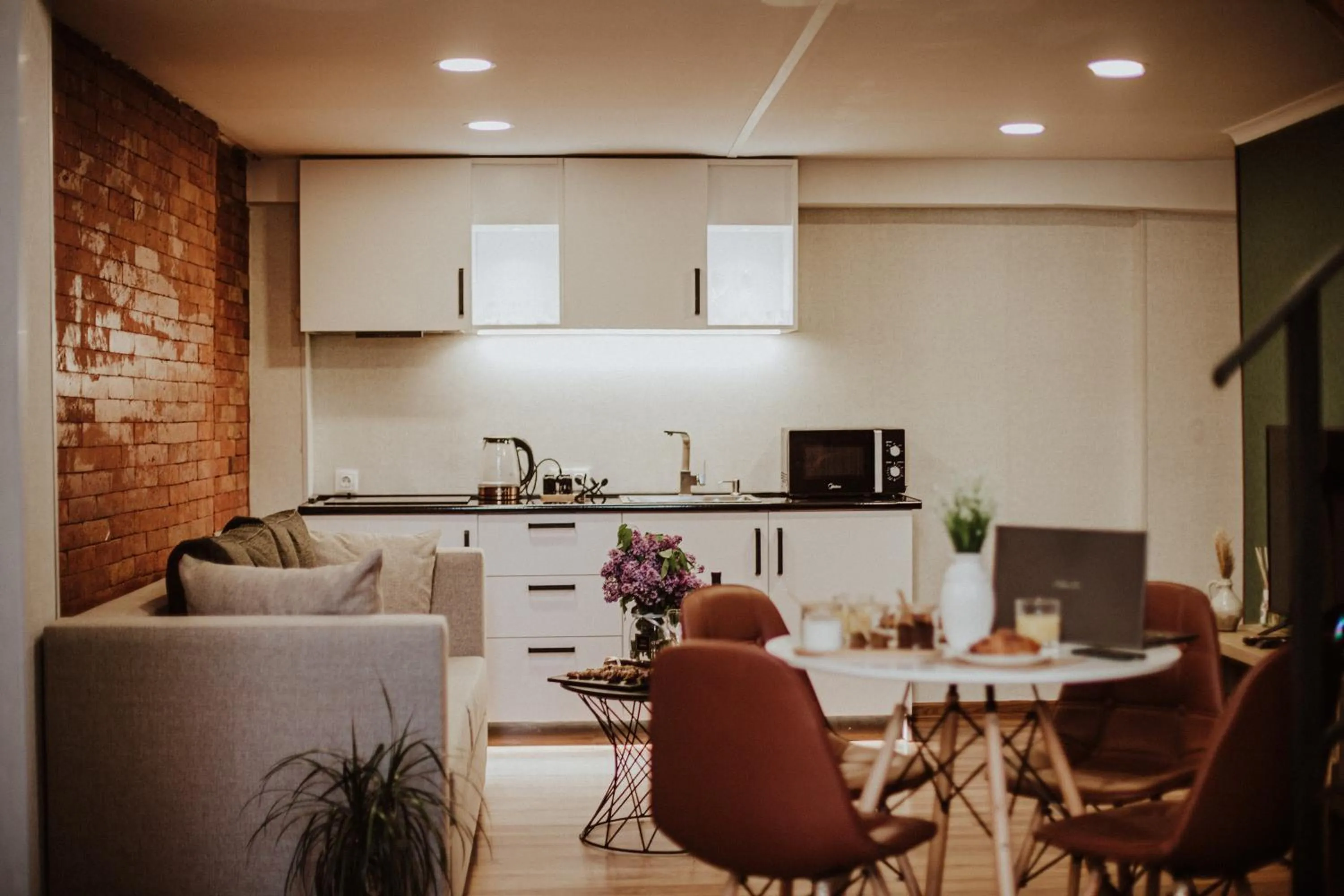 Kitchen or kitchenette in Luxury inn