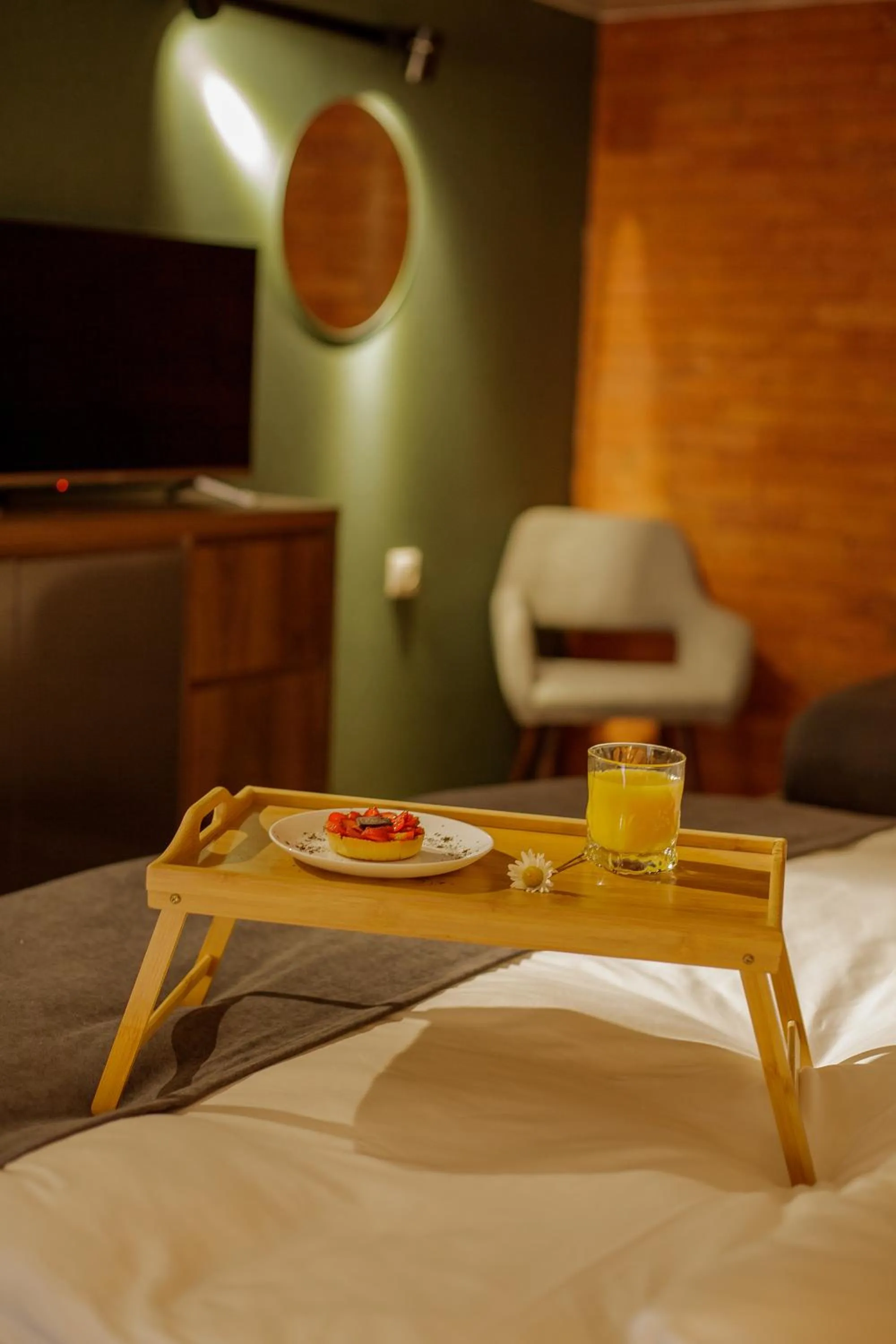 Decorative detail, Bed in Luxury inn