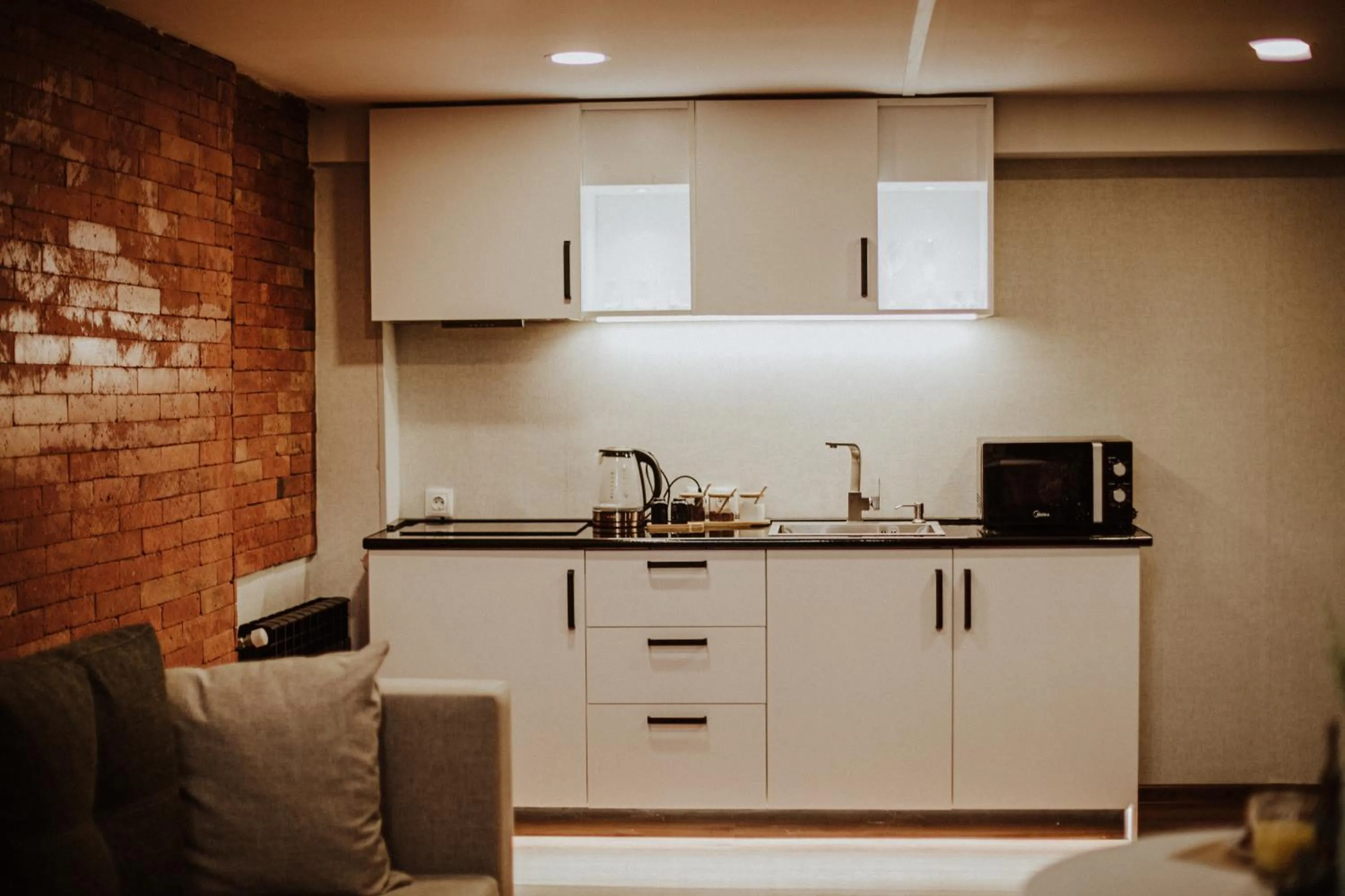 Kitchen or kitchenette in Luxury inn