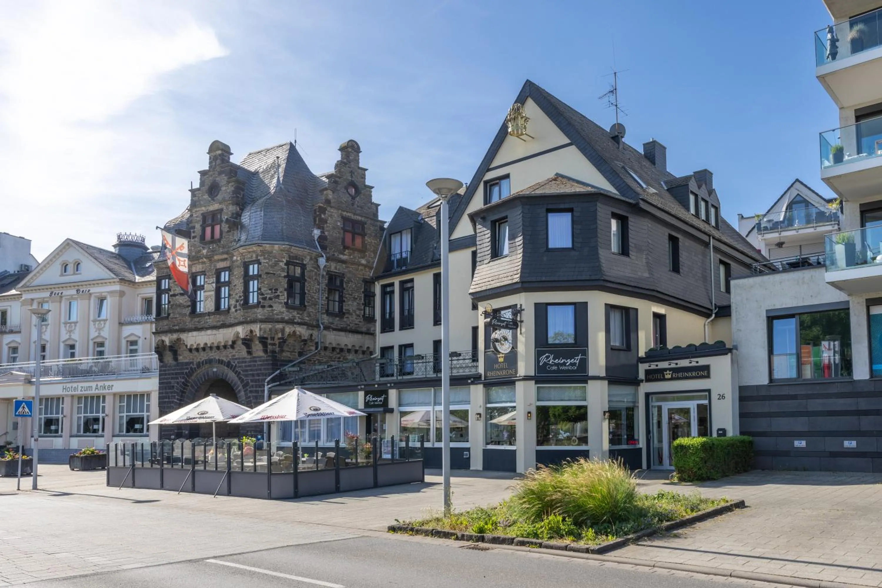 Property building in Panorama Hotel Rheinkrone