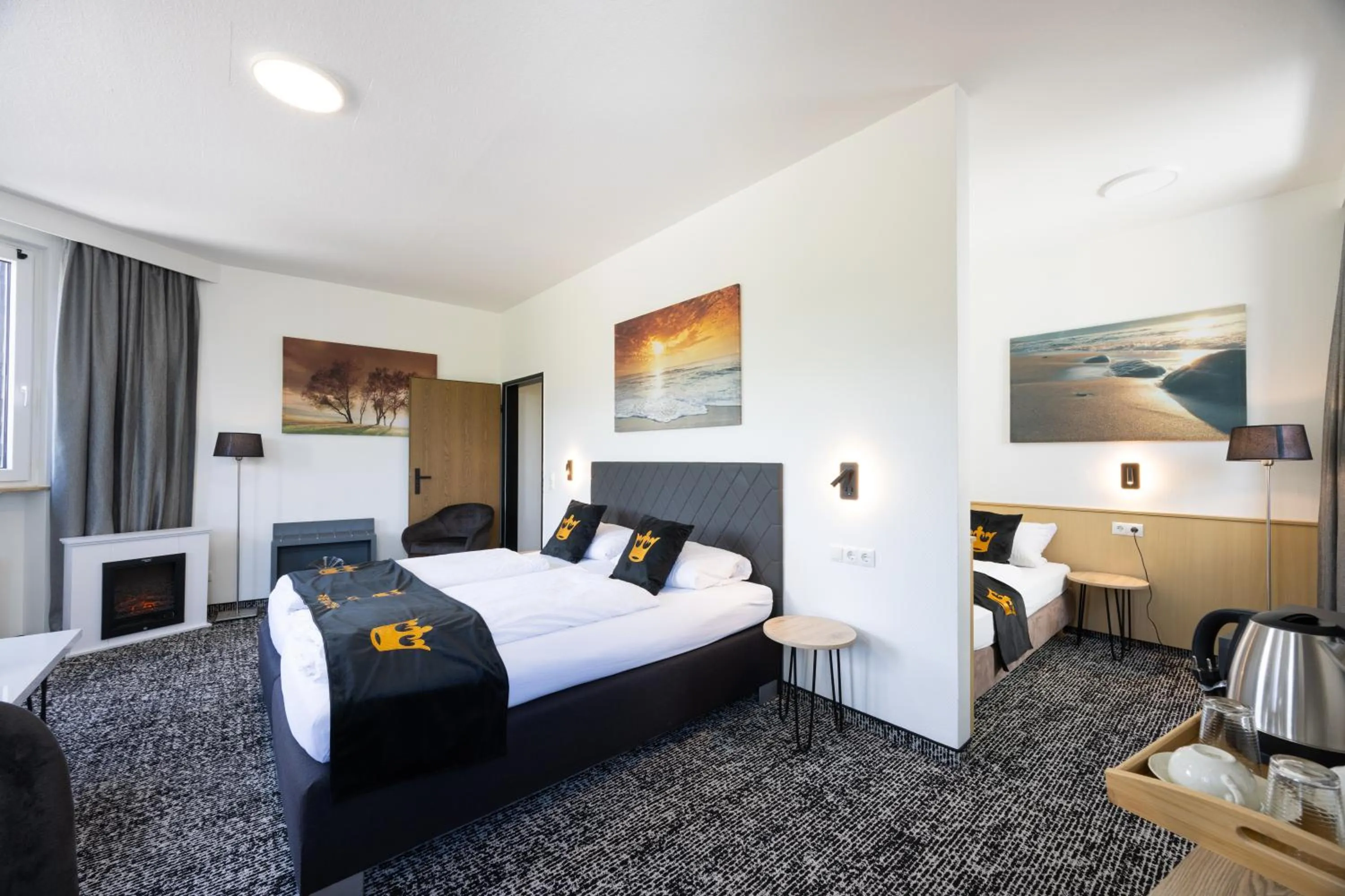 Photo of the whole room, Bed in Panorama Hotel Rheinkrone