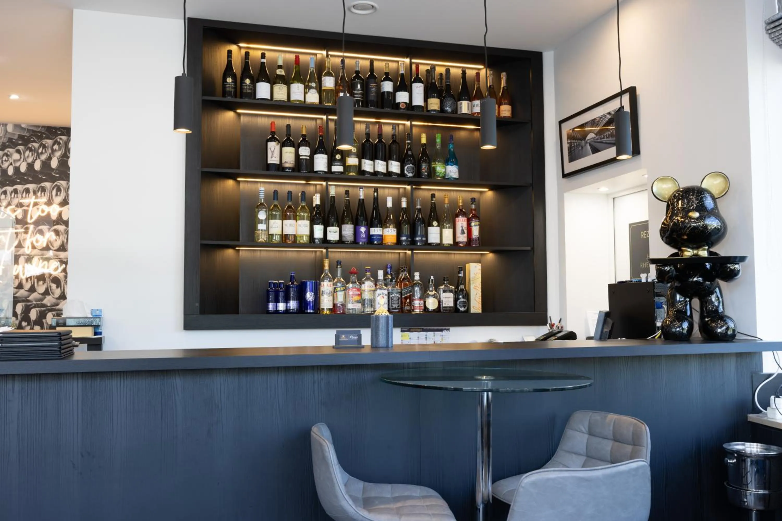 Lounge or bar in Panorama Hotel Rheinkrone