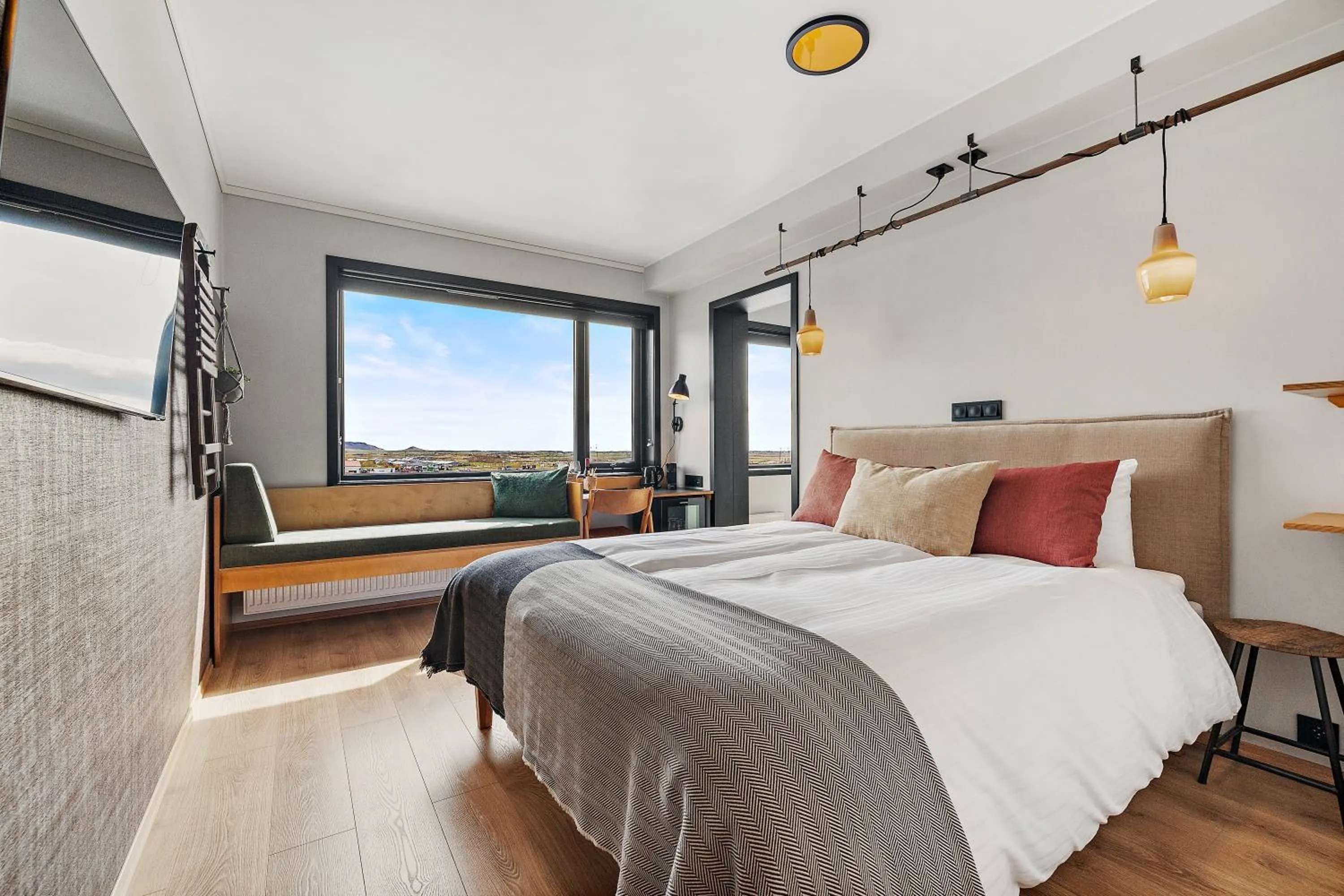 Bed in The Greenhouse Hotel