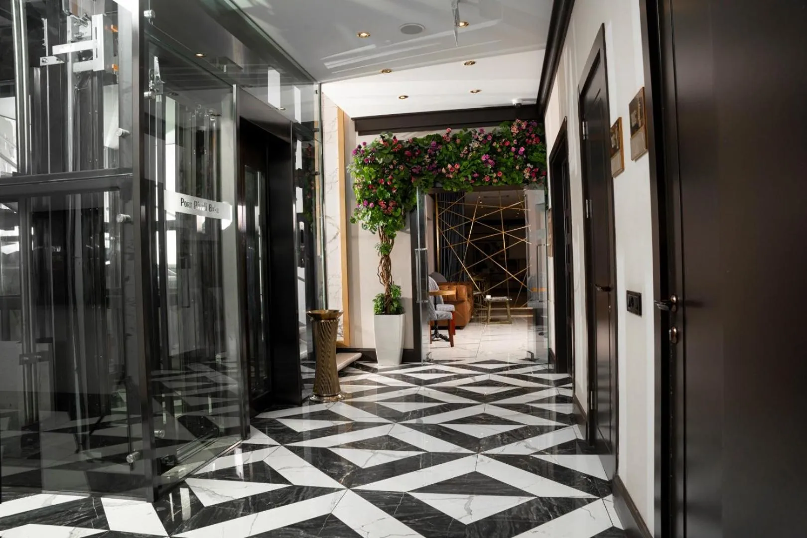 elevator in Port Rivoli Hotel Baku