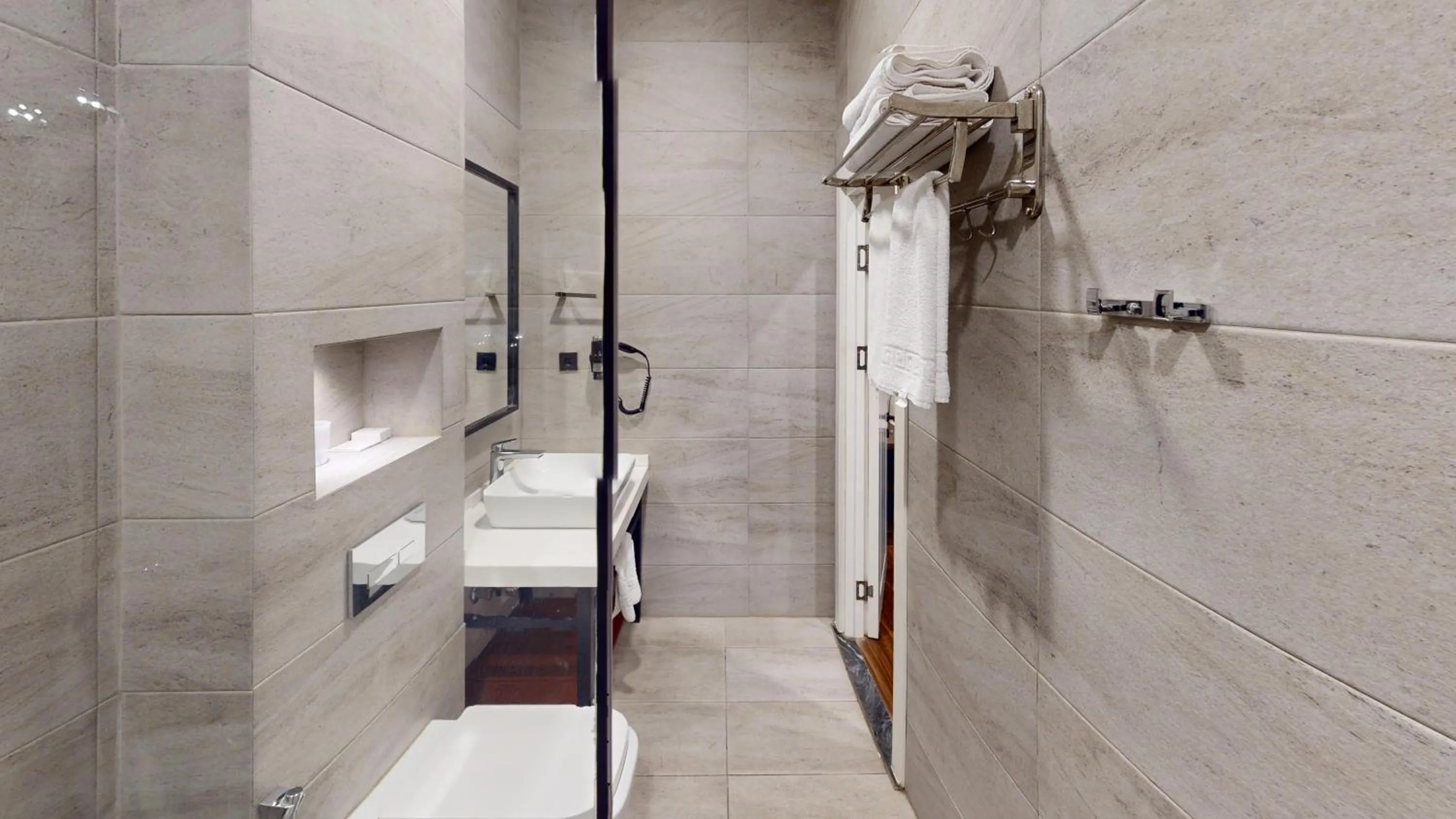 Bathroom in Port Rivoli Hotel Baku