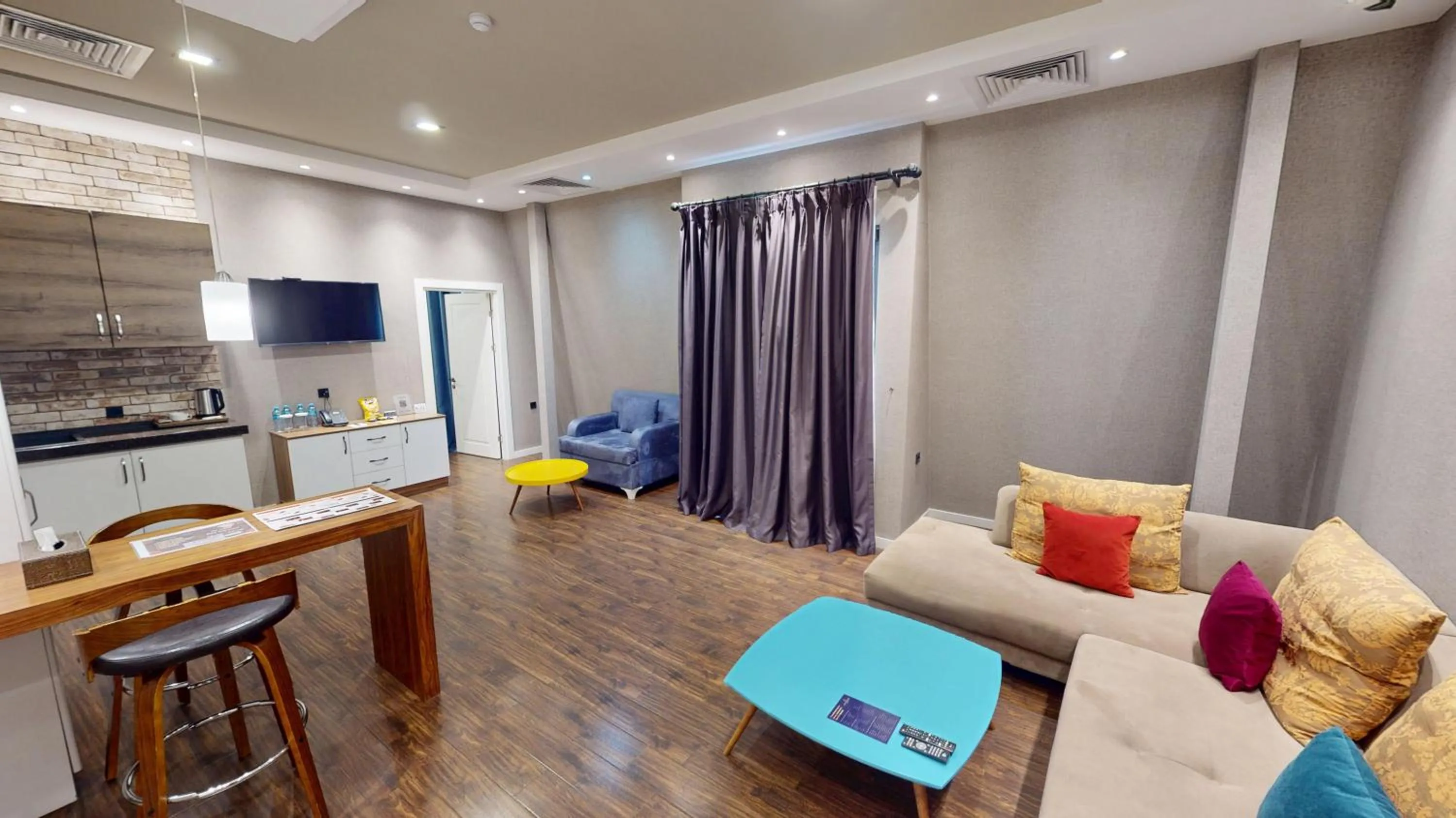 Living room in Port Rivoli Hotel Baku