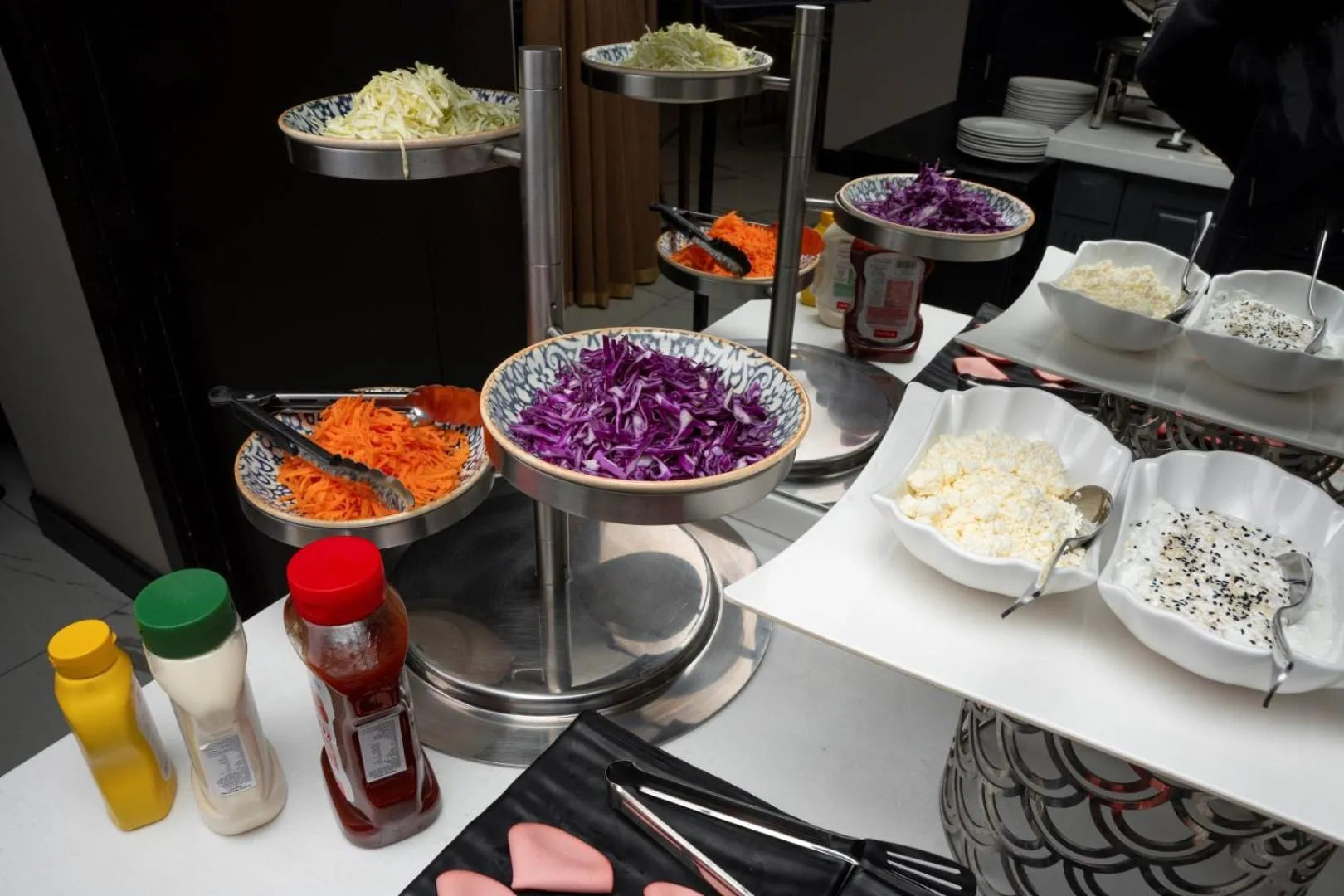 Buffet breakfast in Port Rivoli Hotel Baku