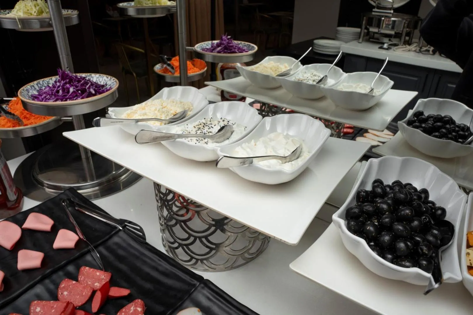Buffet breakfast in Port Rivoli Hotel Baku